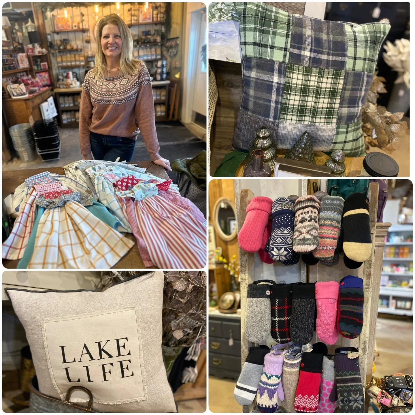 ✨✨Brenda, the heart behind Cozy Winters, uses high-quality materials to create a wide variety of our best-selling handcrafted pieces &mdash; and you can find her work sprinkled all throughout The Barn. We need to give much deserved credit to her mom 