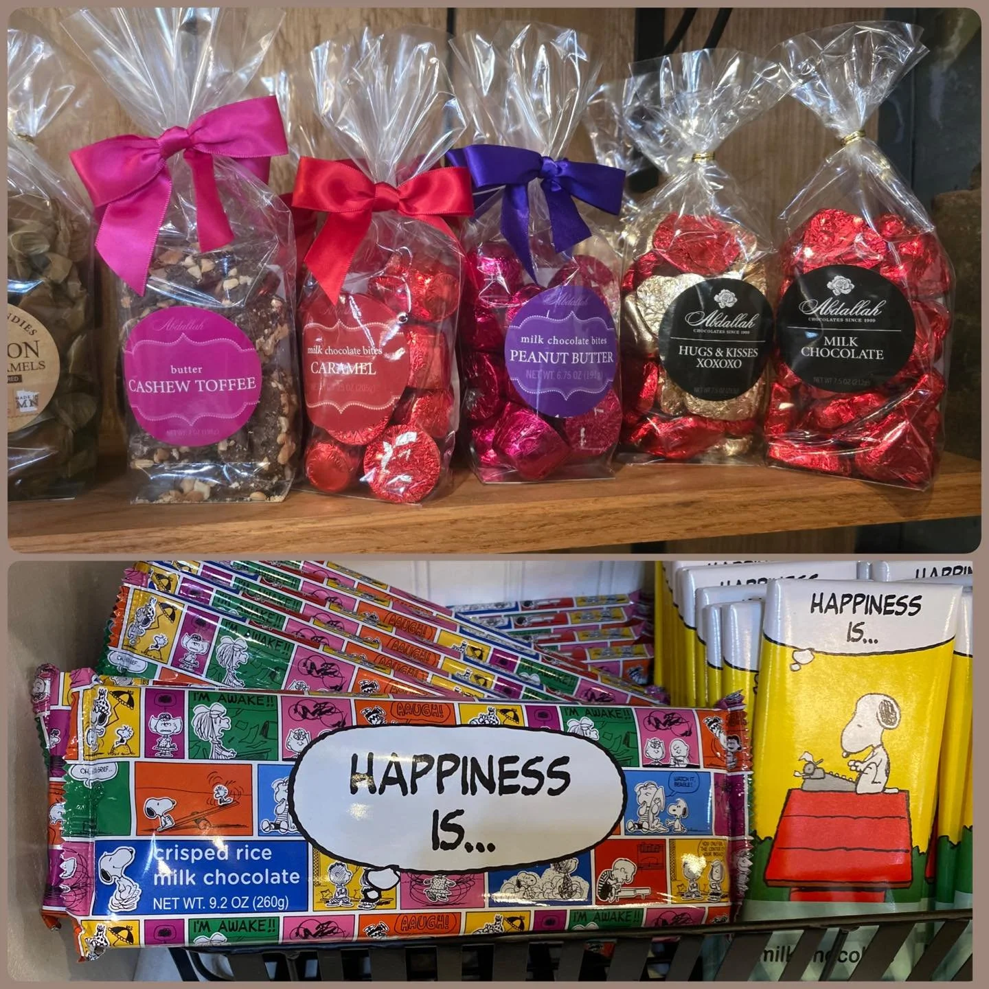 Happiness is C H O C O L A T E ! 
And this Wednesday is Ladies&rsquo; Night&hellip;. 

Barn Hours:
Monday - Saturday 10am-5pm 
Wednesday 10am-7pm 
Sunday 12pm-4pm