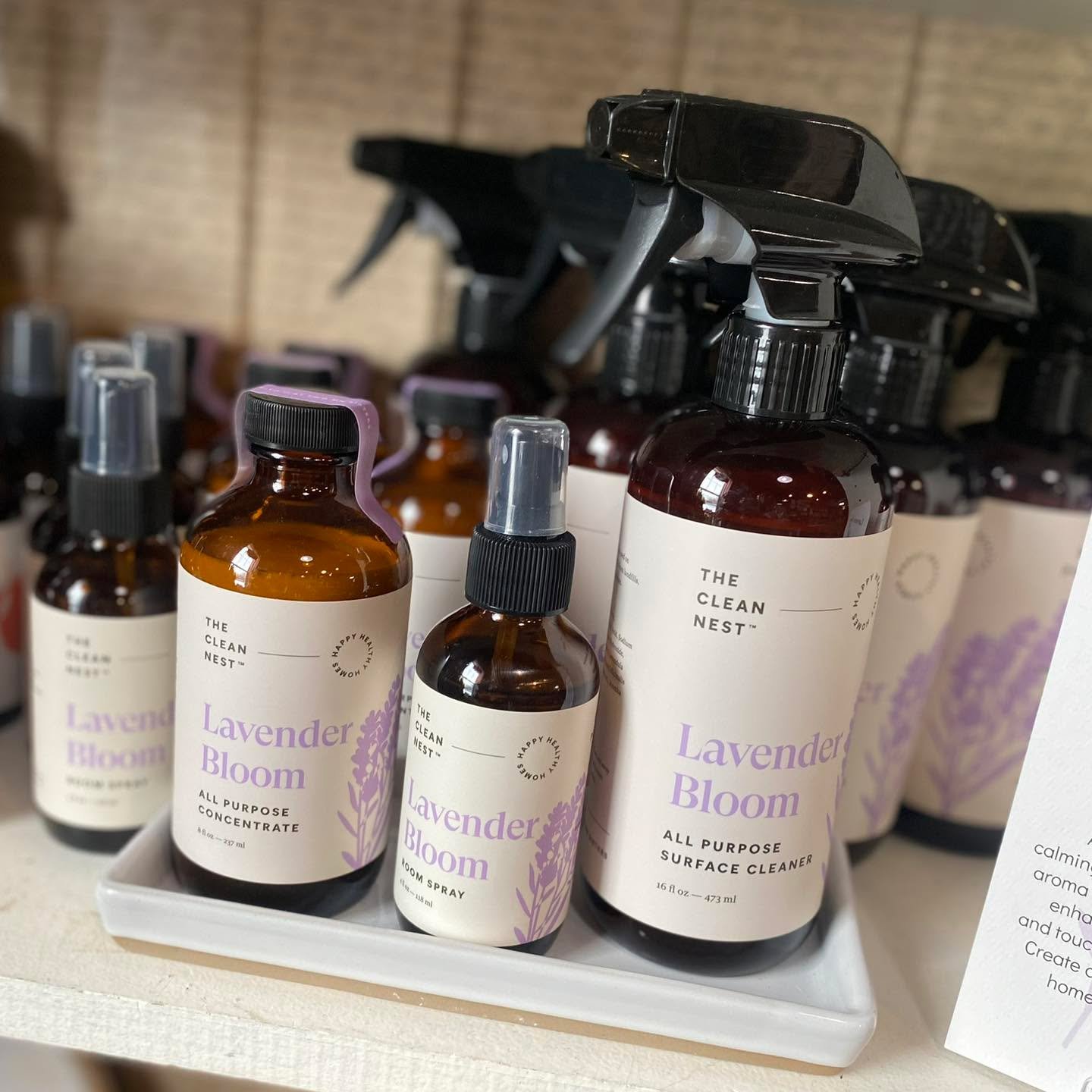 NEW ARRIVAL 🌱💜✨ Bring on the Spring&hellip;&hellip;cleaning😬. 

Bright, floral and woodsy with touches of fresh mint and uplifting citrus. Soothing and uplifting, now that sounds better....

Clean Nest is a MN, women owned, powerful and pure, SAFE