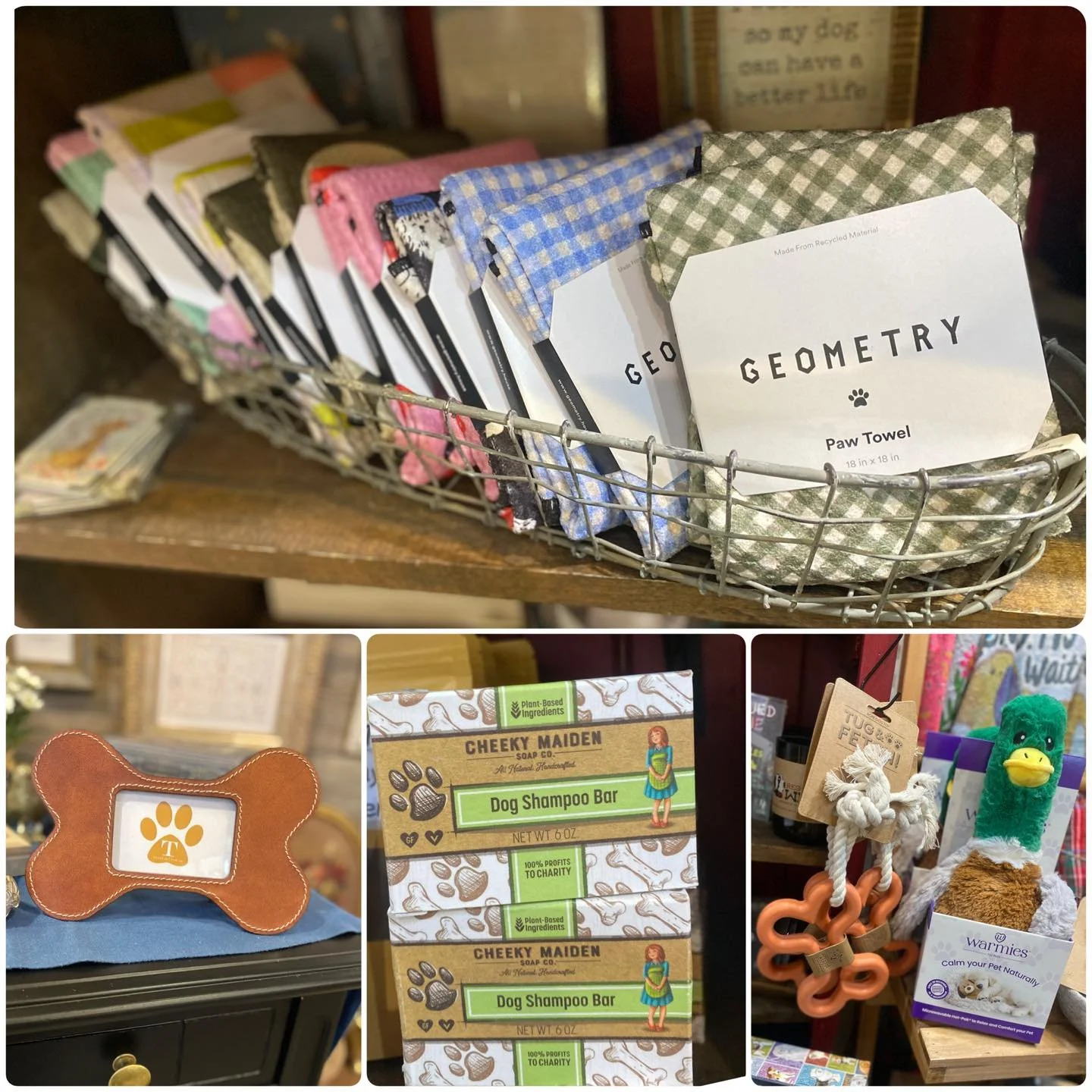 Paw Towels &amp; Dog Shampoo Bars &mdash; just what Spring in MN calls for 🐾

Mud season has arrived&hellip; and we are ready for it.

Our pet section is filling up with thoughtful, practical, and gift-worthy finds &mdash; from ultra-absorbent paw t