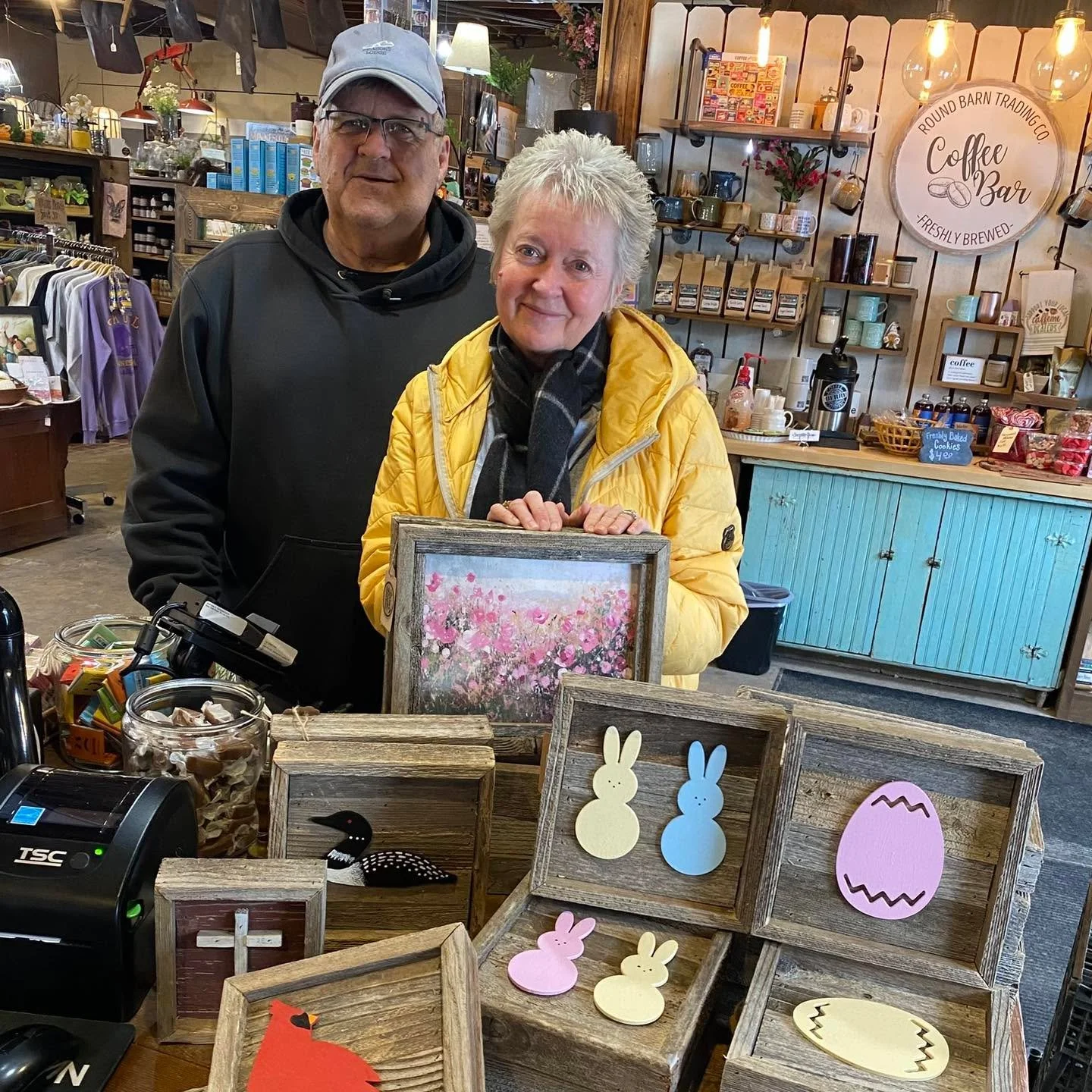 Bob and Betty are helping us prepare for Spring and restocking their their most popular pieces. 🌿 and they plans to bring even more next week! 

We&rsquo;re incredibly blessed to partner with artisans like Papa Bob&rsquo;s Workshop&mdash;truly talen
