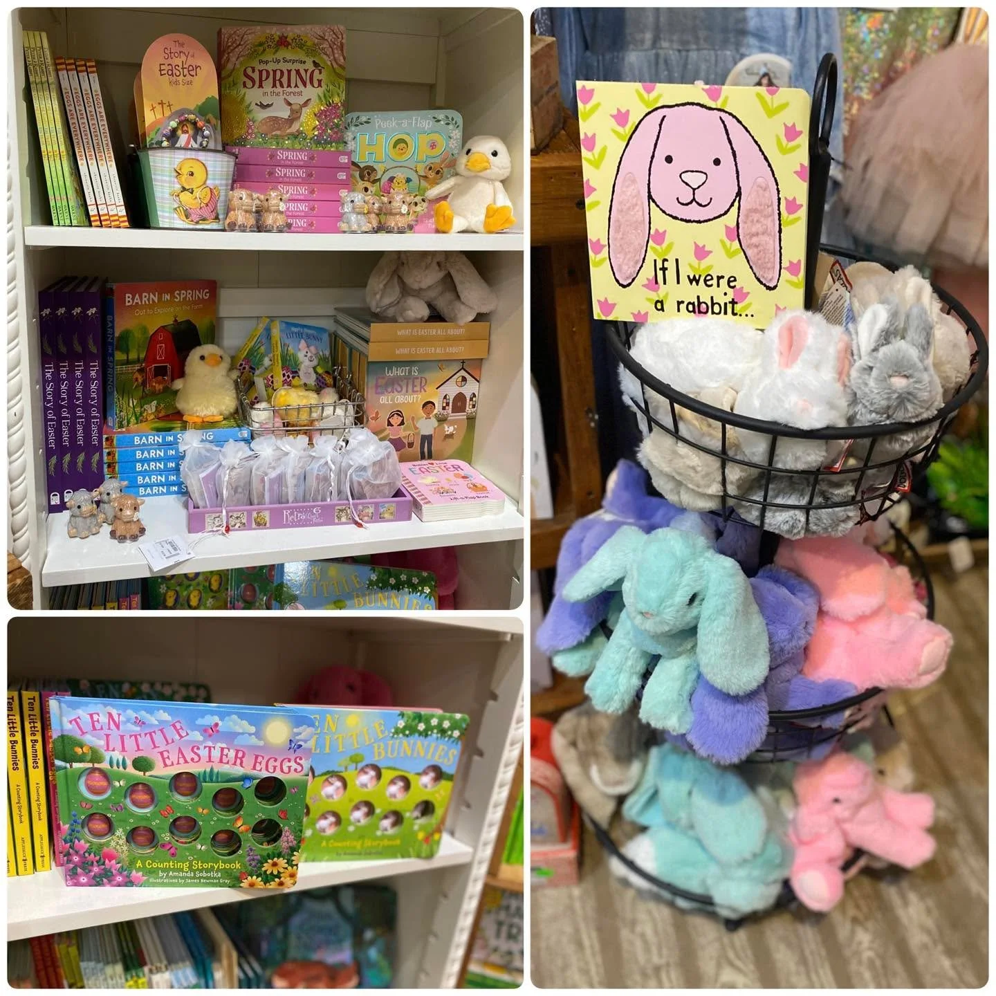 📣 attention basket stuffers -  this is your place to shop 🐣🐇🥕

Barn Hours:
Monday - Saturday 10am-5pm 
Wednesday 10am-7pm 
Sunday 12pm-4pm