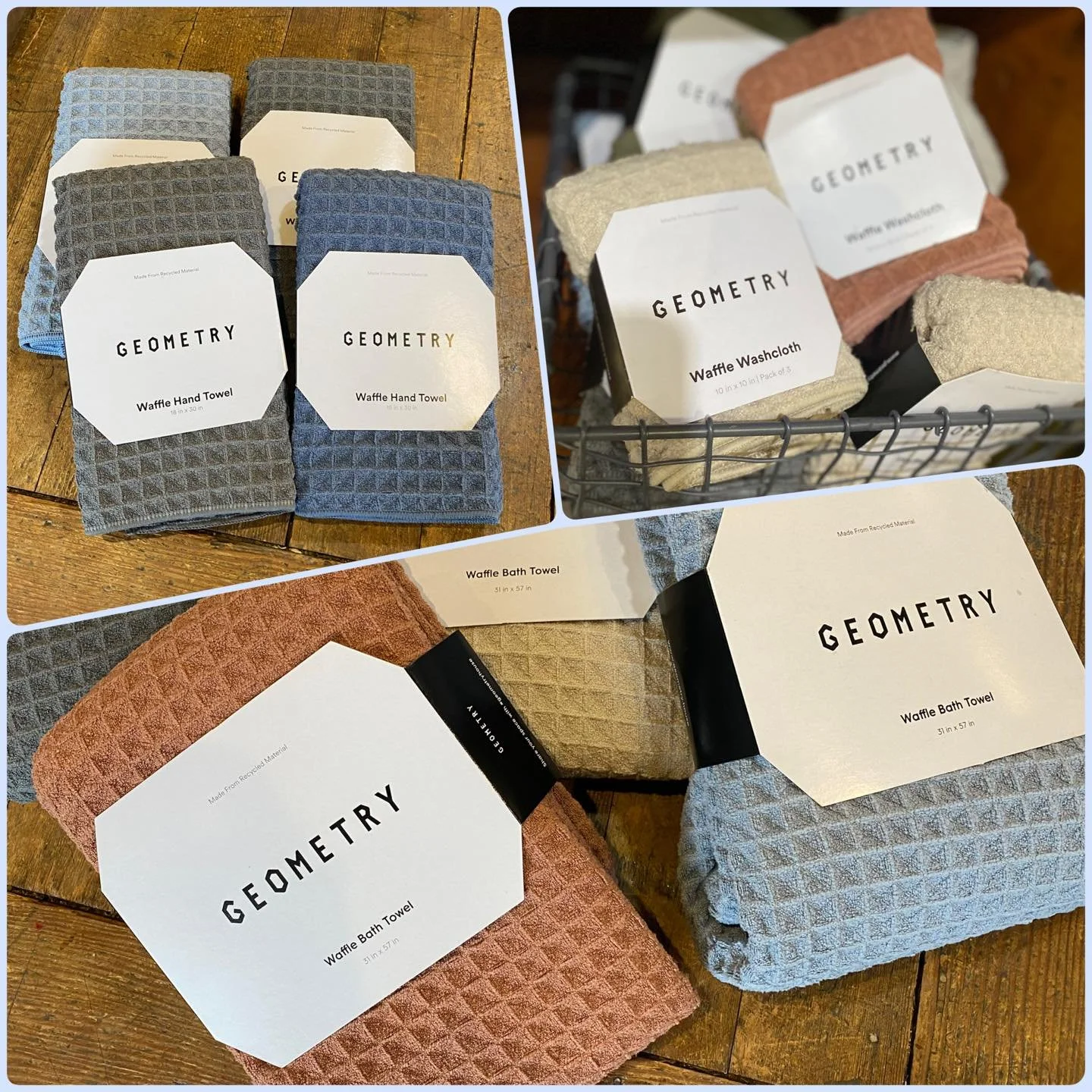 R E S T O C K E D 🤗. Geometry for the bath - yes please! 

Barn Hours:
Monday - Saturday 10am-5pm 
Wednesday 10am-7pm 
Sunday 12pm-4pm