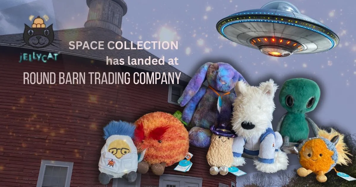 Jellycat drops their most playful, collectible-themed launches at select boutiques!! 

Highlights include:

🪐 Amuseables (the fan-favorite line)
 &bull; Planet Mars
 &bull; Comet
 &bull; Alien characters
 &bull; Some even have rare frowning faces&md
