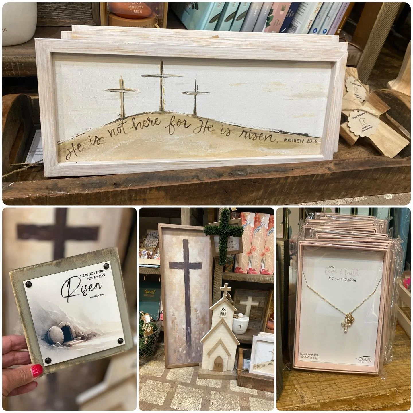 Sunday feels 🤍

A beautiful reminder in this sunshine&hellip; He is risen.
Grateful for His sacrifice, His love, and the gift of being made new this spring. 🌱

Barn Hours:
Monday - Saturday 10am-5pm 
Wednesday 10am-7pm 
Sunday 12pm-4pm