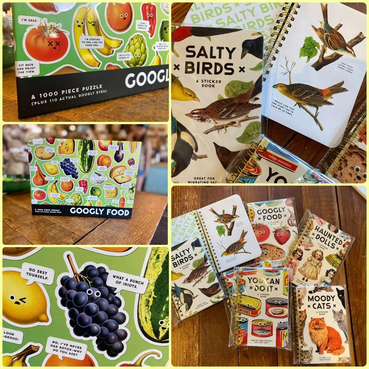 👀 We are not afraid to have fun and laugh around here! Simple and silly, unique finds here in the Barn! 😆 googly eyes 👀 included. 

Barn Hours:
Monday - Saturday 10am-5pm 
Wednesday 10am-7pm 
Sunday 12pm-4pm