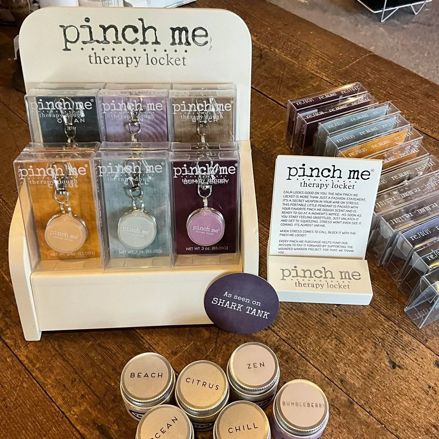 NEW PRODUCT!! If you&rsquo;re looking for that unique item &hellip; this is it! 

The Pinch Me locket is packed with a scented dough you can pinch, push, &amp; squeeze. Take it with you for those times you need a distraction. 

Barn Hours:
Monday - S