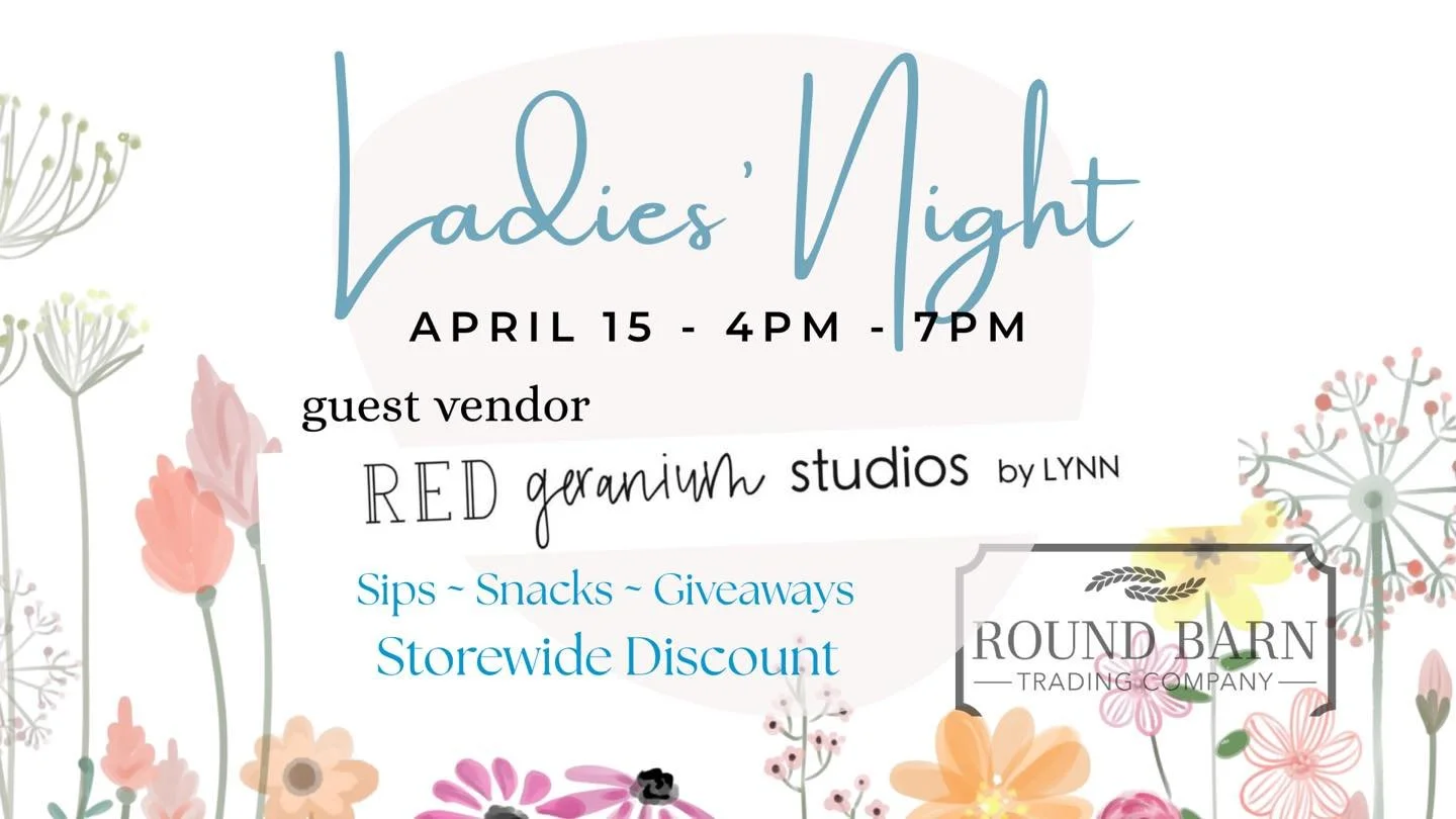 Call your people, text your friends, or share this date&hellip; YOU WILL HAVE A GOOD TIME HERE!!🔽 🎁 🎉

Spring is here and we are celebrating with local artisan Lynn, ( Lynn from Mora ) Red Geranium Studios by Lynn- she will be launching her summer