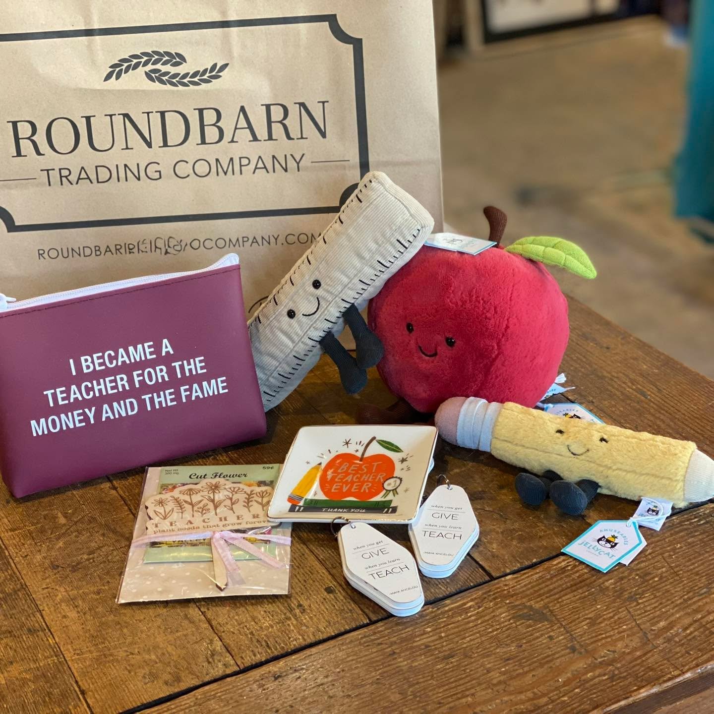 Teacher Appreciation Week 🍎📚🎁 starts Monday May 4th. We have a barn FULL of things they would love, things for the male teachers too and of course a gift card would be perfect way to say thank you..we appreciate you&hellip;we care about you&hellip