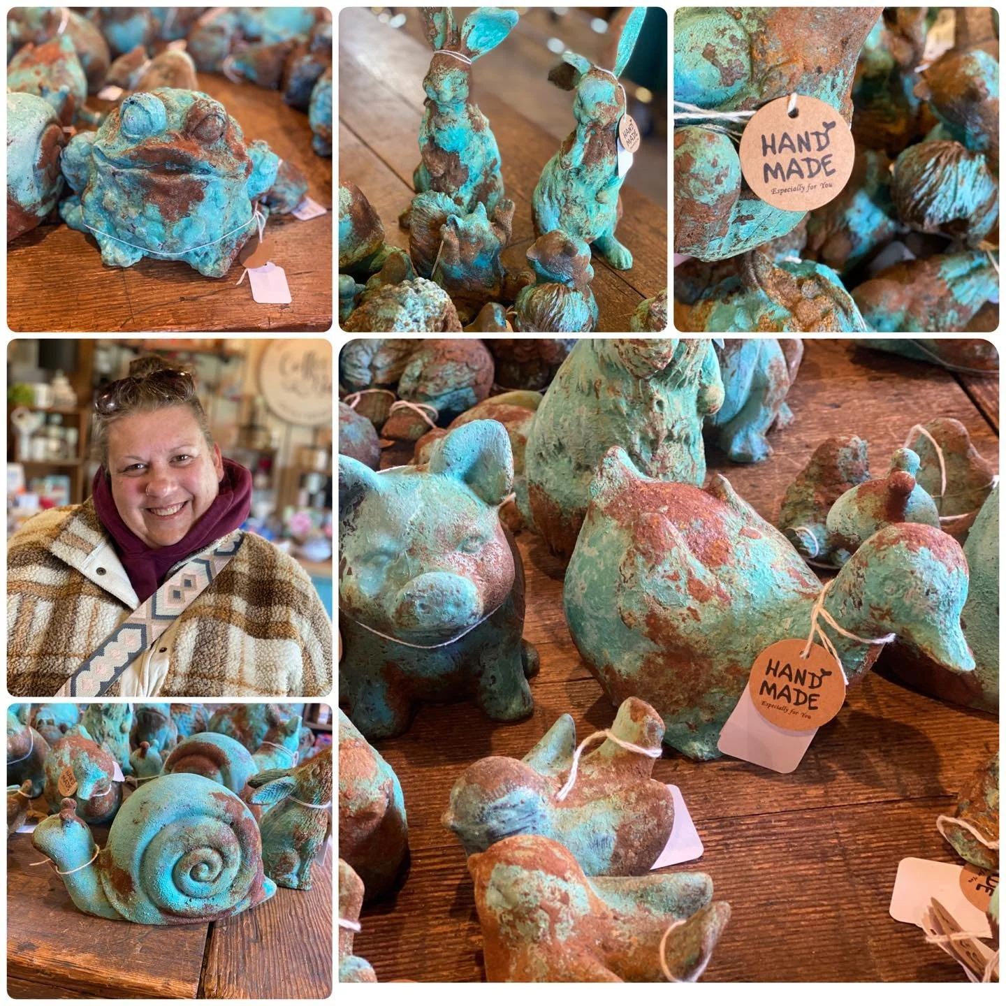 📣 Naomi dropped off the barns favorite spring and summer garden art pieces!  One-of-a -kind, handcrafted with love. 
Perfect for indoor or outdoor decor. 🌤️