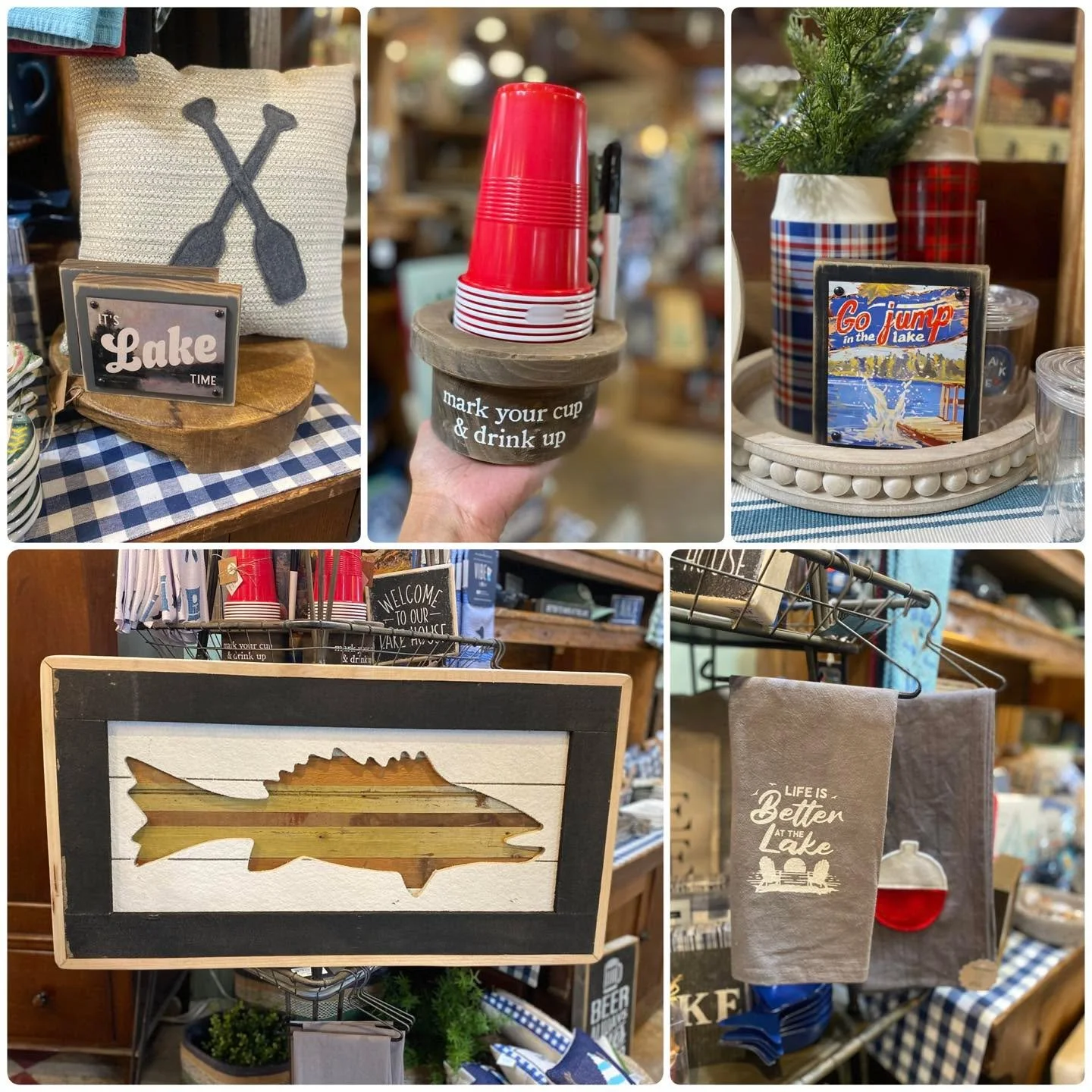 Who&rsquo;s ready? Here in the Land of 10,000 Lakes it&rsquo;s what we look forward to most of the year!  Whether it&rsquo;s cabin decor, hostess gift, or you need to bring something impressive we&rsquo;ve got you covered. Lake Season here we come! ?