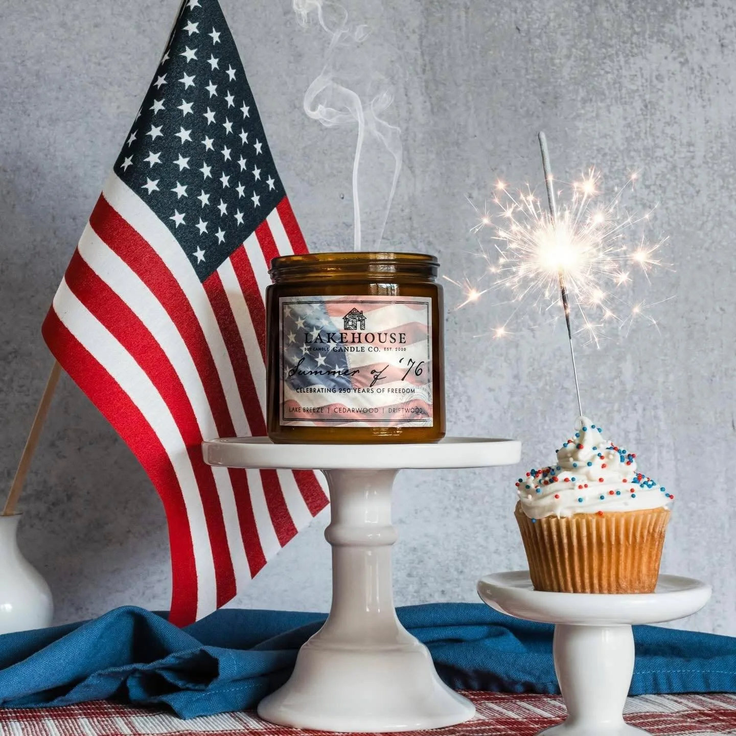 &ldquo;We&rsquo;re going to wish we ordered more of these!&rdquo; 

As our 🇺🇸 celebration display is being set, we realize this candle maybe the candle everyone wants for the summer!
Stop in soon and prepare to take home a few wonderful things that
