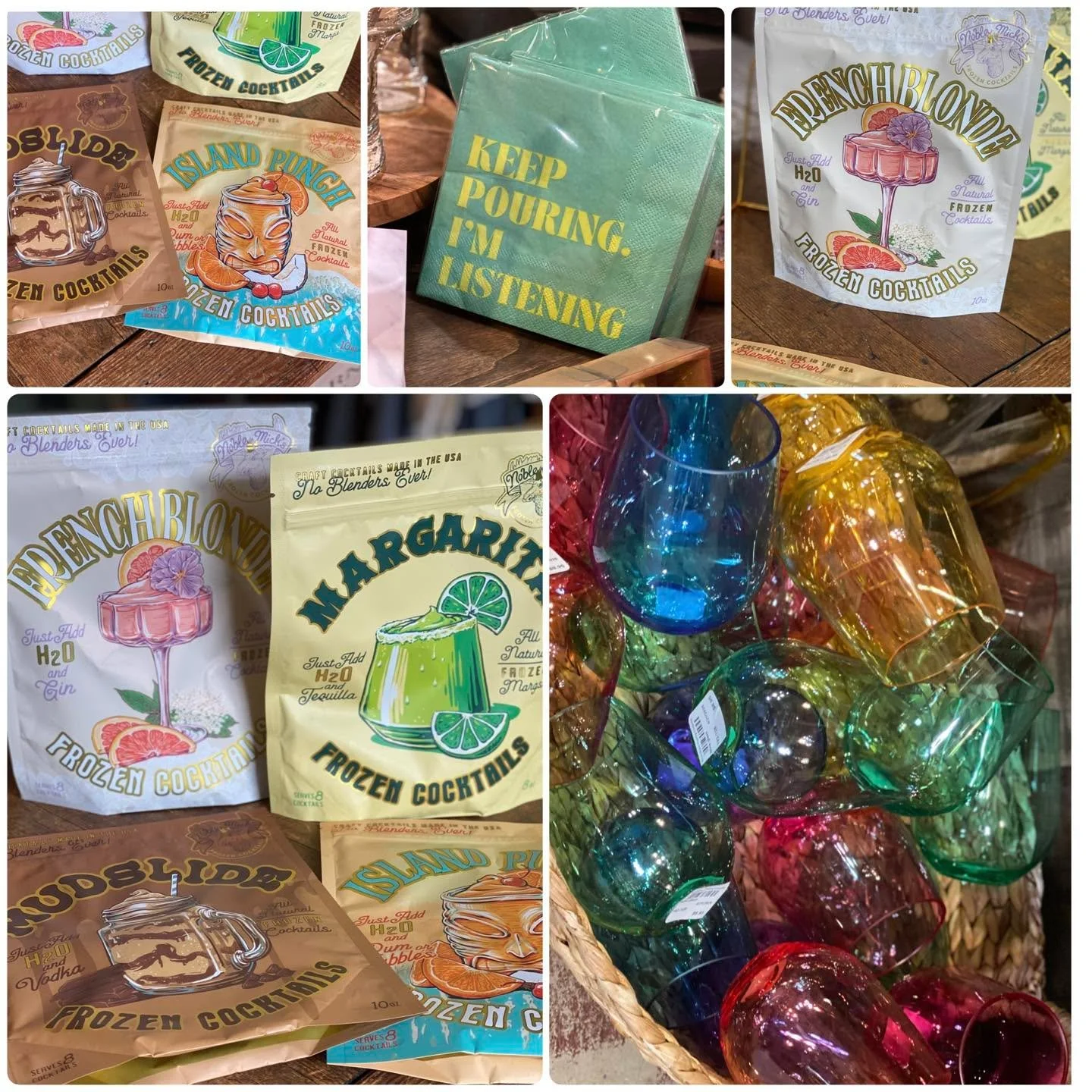 New Summer Flavors have arrived and these napkins say it all!!🌴🍹

Stop by The Barn and stock up for your next patio night, lake day, or girls&rsquo; weekend!