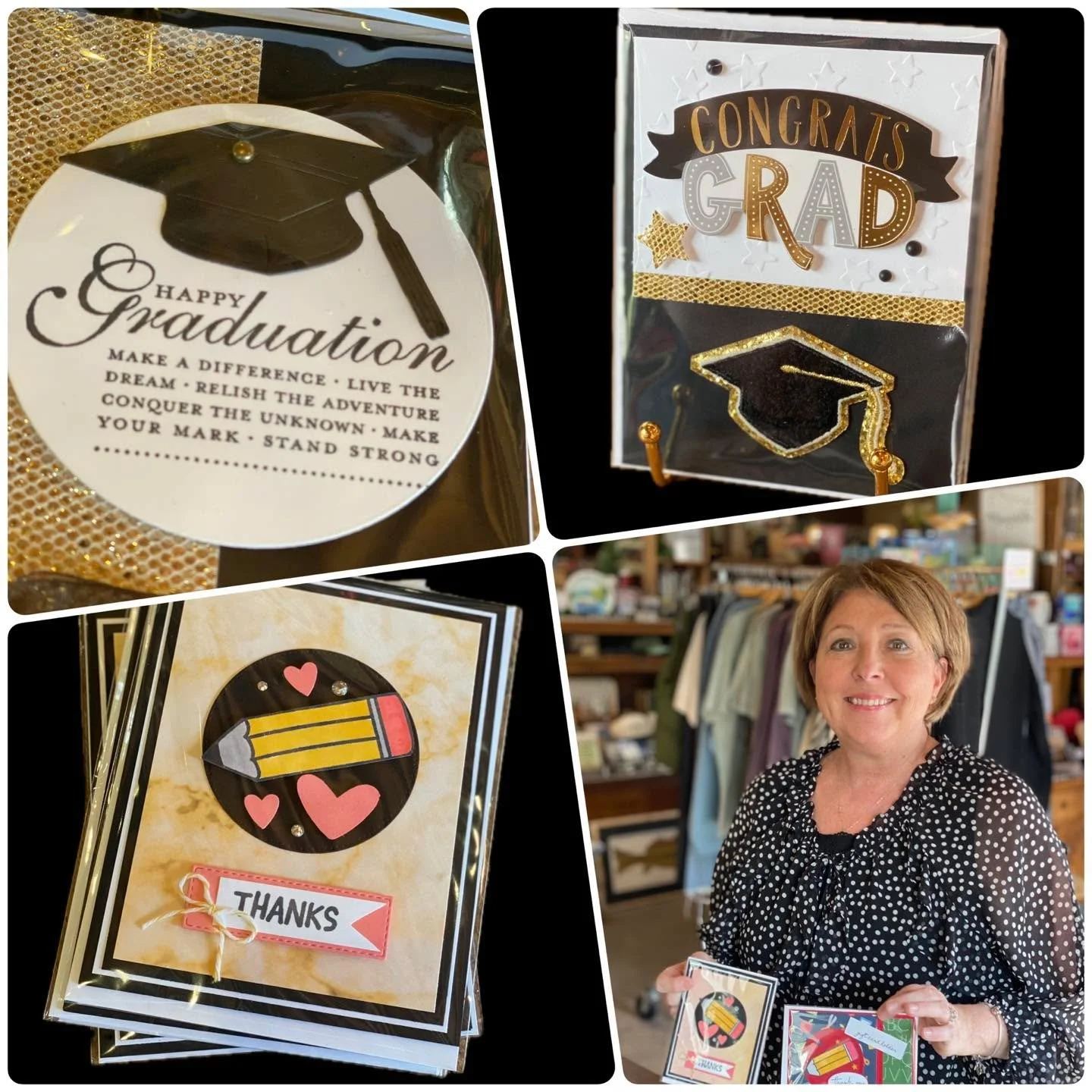 It&rsquo;s time for Celebration and taco bar buffets! 🎓
We have great handmade, locally made cards. 

If you missed Teacher Appreciation Week - you&rsquo;re not too late to say Thank You.