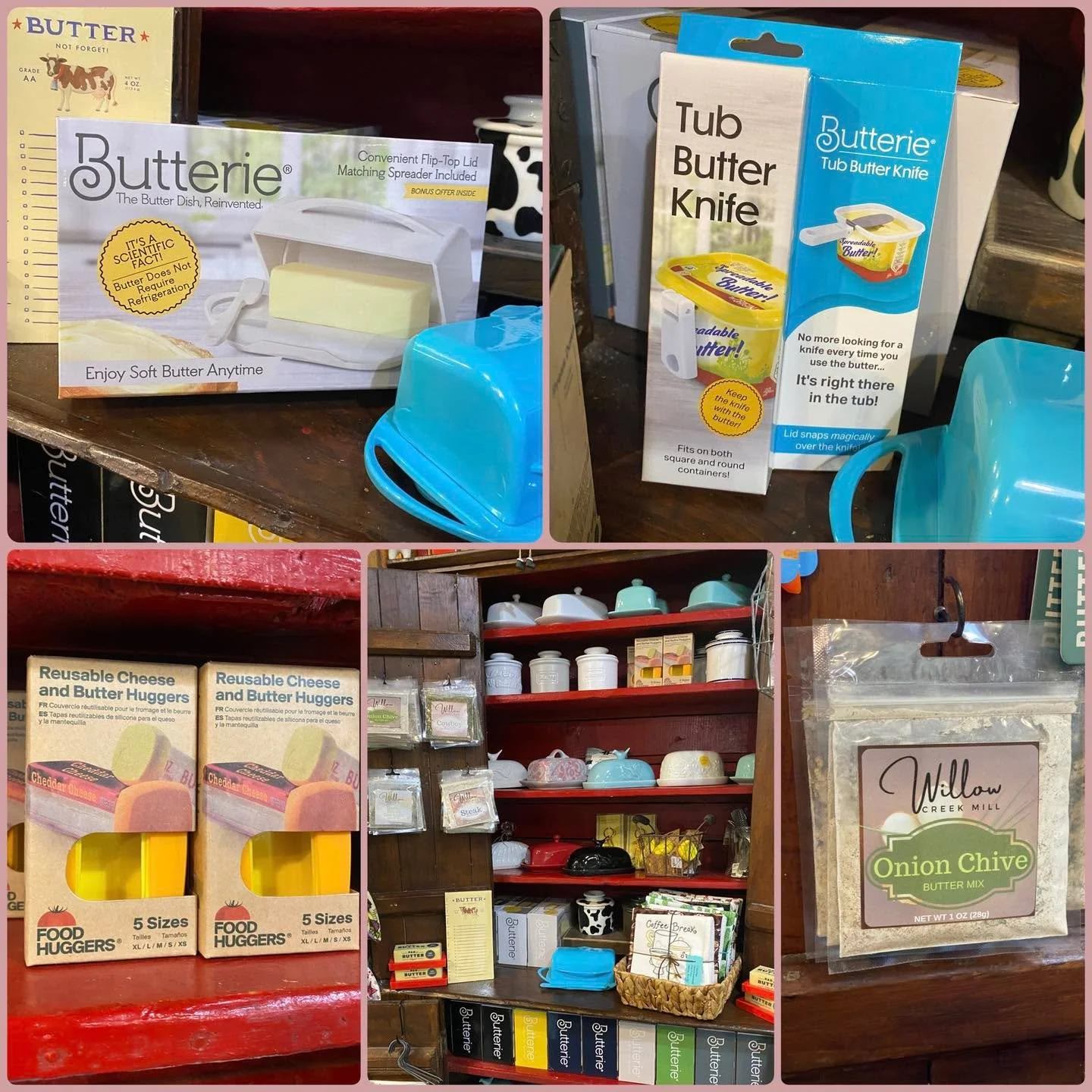 Butter 🧈 is not boring in The Barn. Flavored, in a bell, chilled, half stick or full!! We&rsquo;re prepared to serve it up anyway you like it! 💛