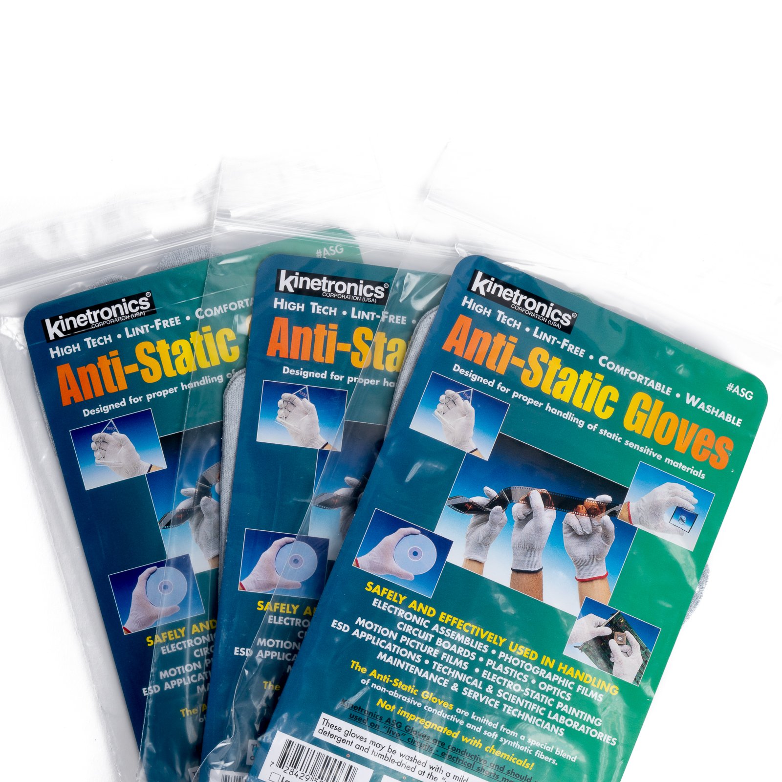 AntiStatic Gloves (for film handling sizes small thru