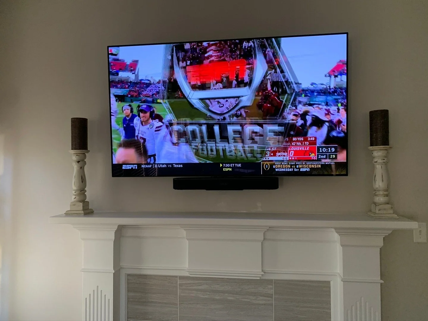 Nothing says game day like a TV upgrade. This client is ready for 🏈 in style!