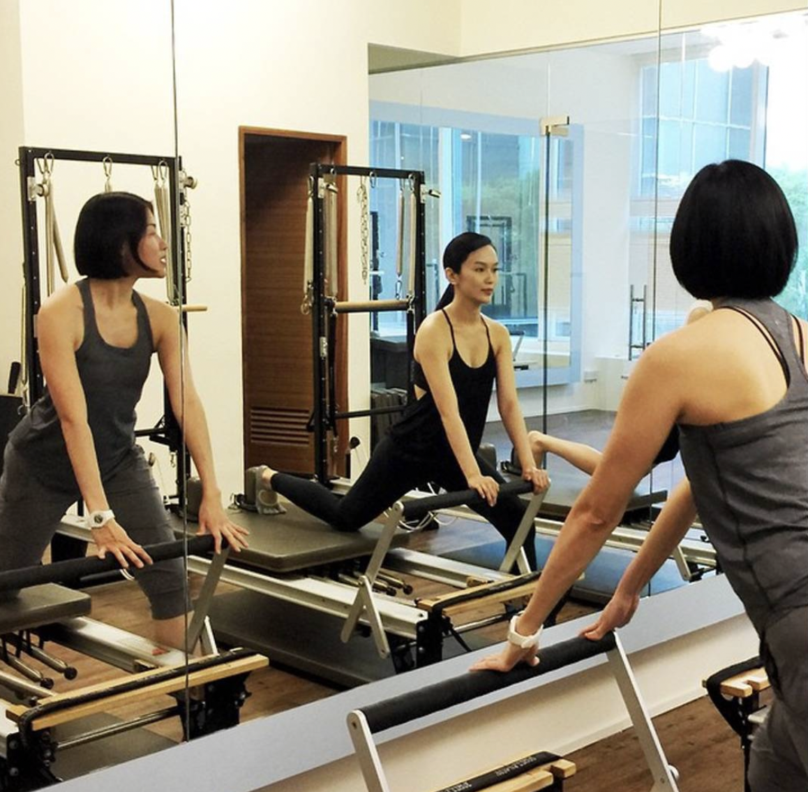Reformer workouts are a key part of Joanne Peh’s routine. 
