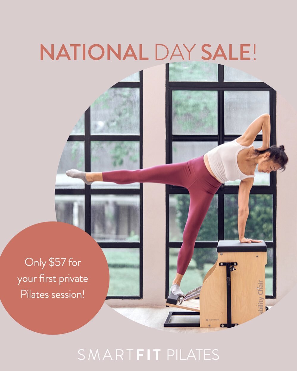 Last chance!! 👋🏻 There's just TWO days left to get your hands on the Pilates deal of the month! 🎉 A Private Pilates session for just $57 (RRP $140) 🤩 Offer ends 31 August. Get it now by contacting us via phone or WhatsApp (+65 85718549). Don't mi