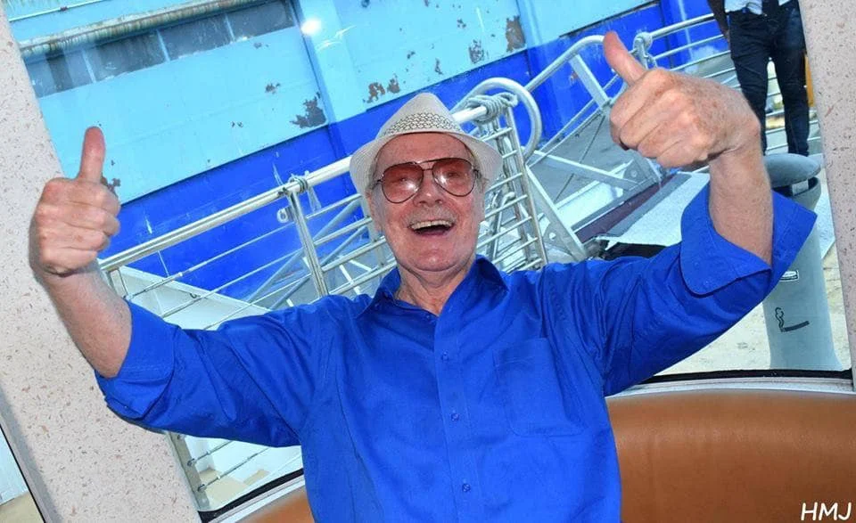 Michael Fesco aboard one of his Sea Tea cruises