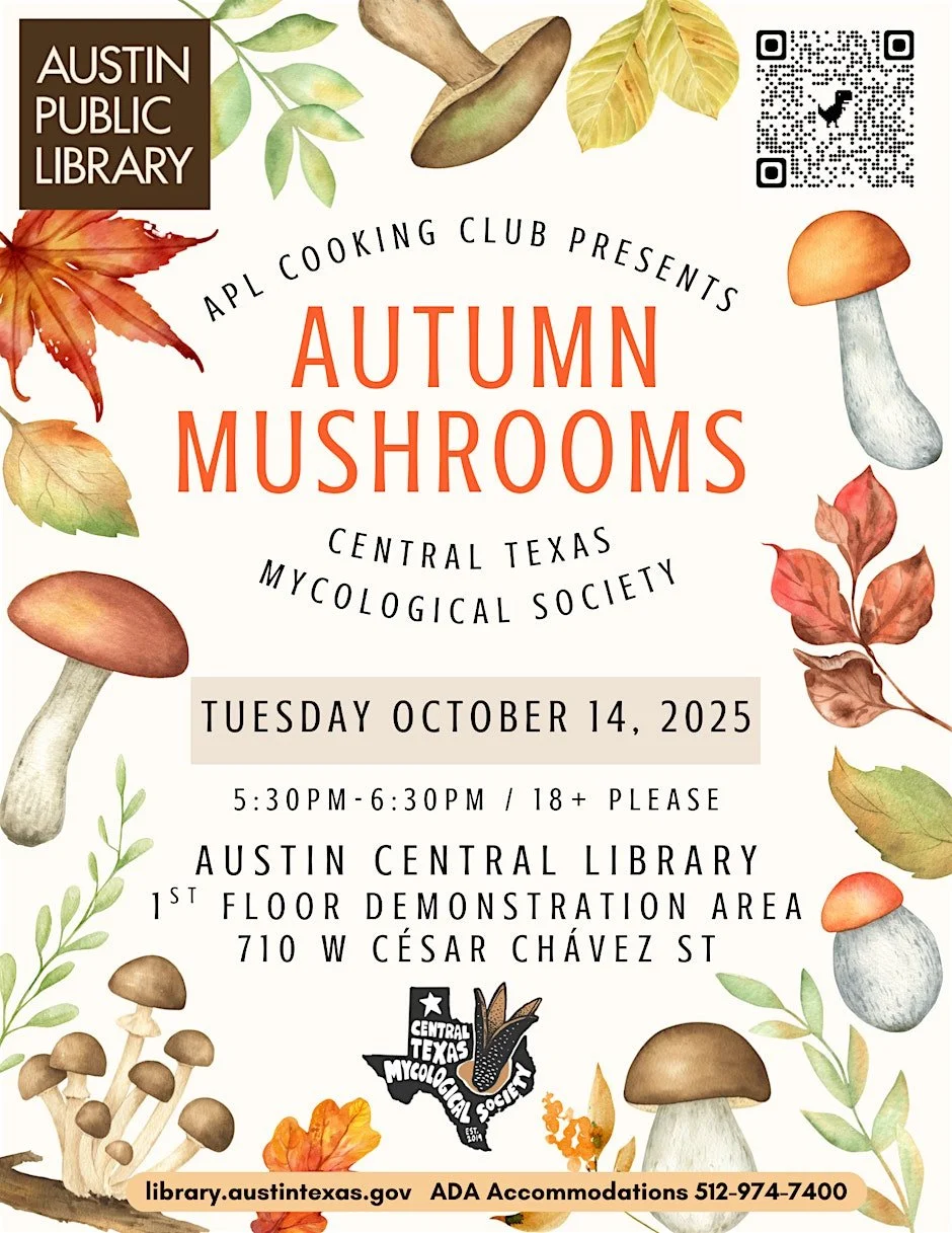 AUSTIN: Cooking Club - Autumn Mushrooms