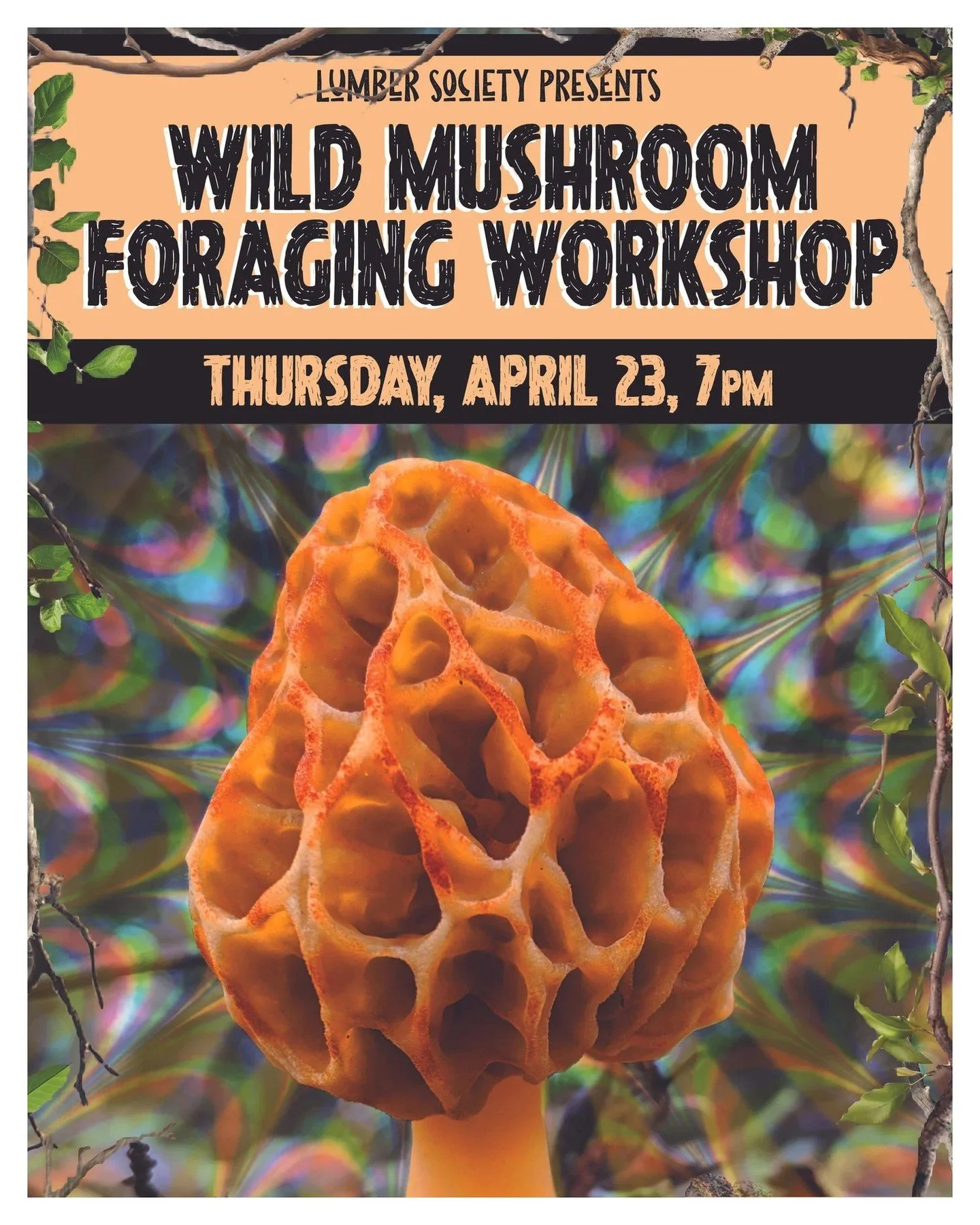 🌿 Mushroom foraging, anyone? 🍄

Join @forage.atx at the Lumber Society for a mushroom foraging workshop &mdash; specific to Central Texas.

📅 Thursday, April 23, 2026
⏰ 7:00 PM &ndash; 8:30 PM
📍 Buzz Mill Coffee, Austin

🎟️ $39.19 (Members: code