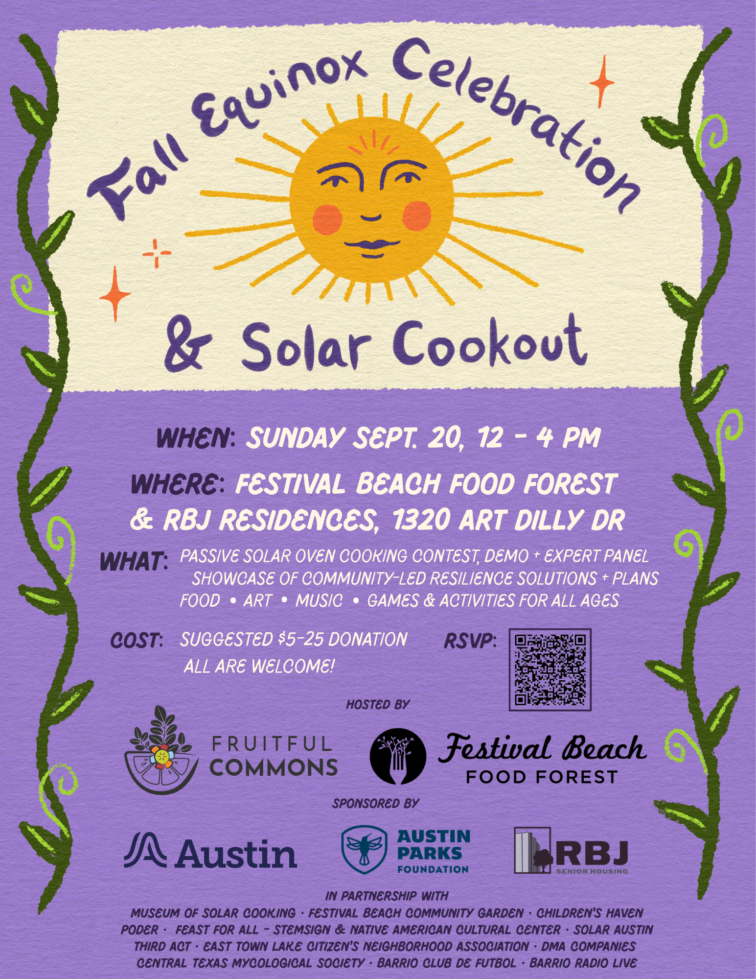 AUSTIN: Fall Equinox Celebration &amp; Solar Cookout 