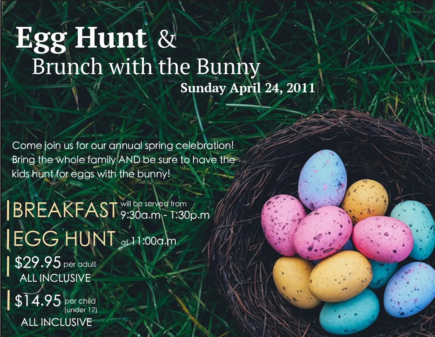 Advertisement Redesign: Event Flyer