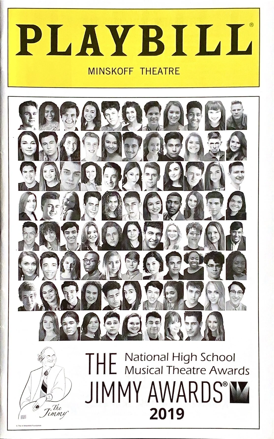 2019 Jimmy Awards Playbill Graphic