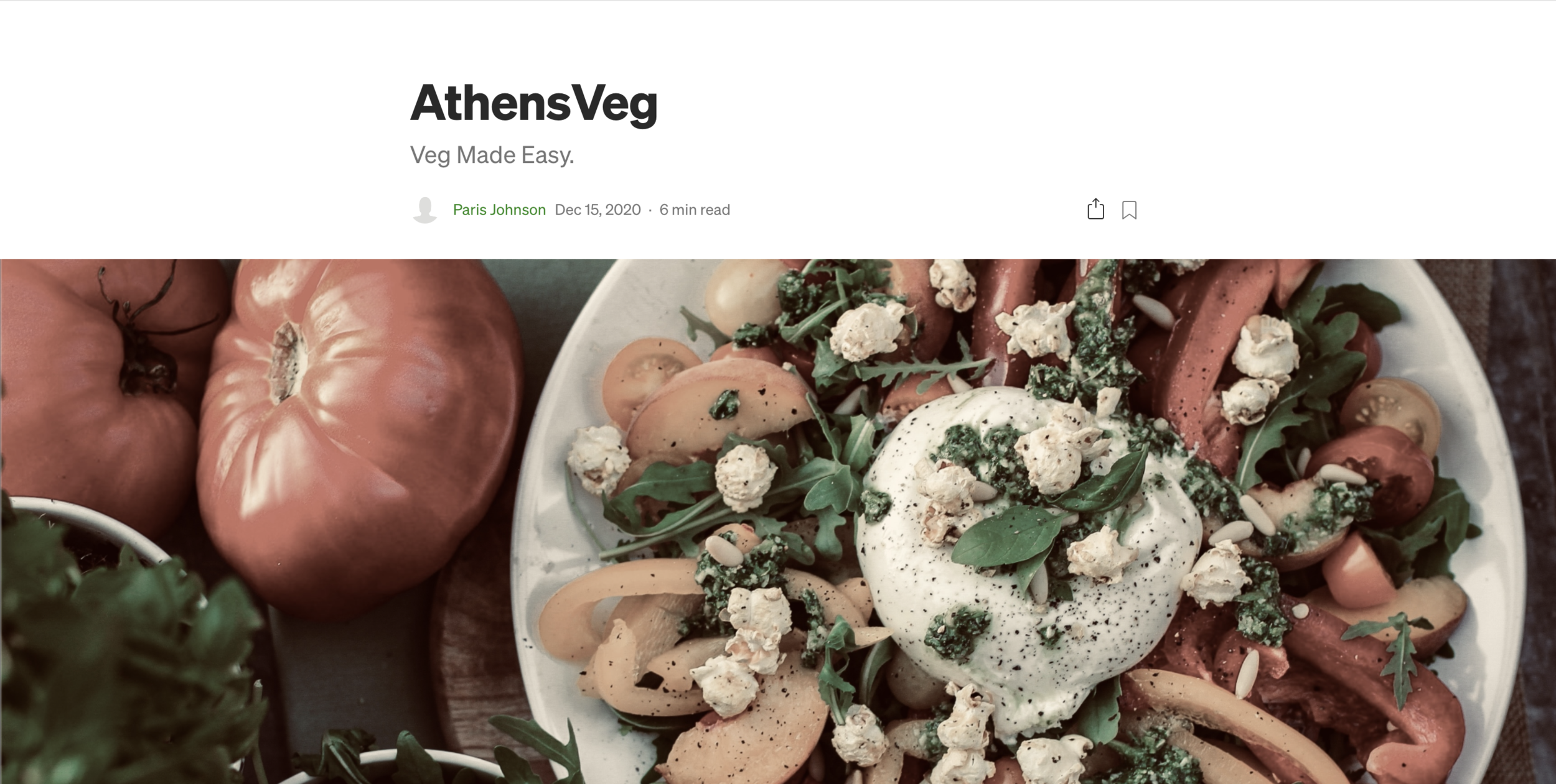 AthensVeg: Capstone Journey