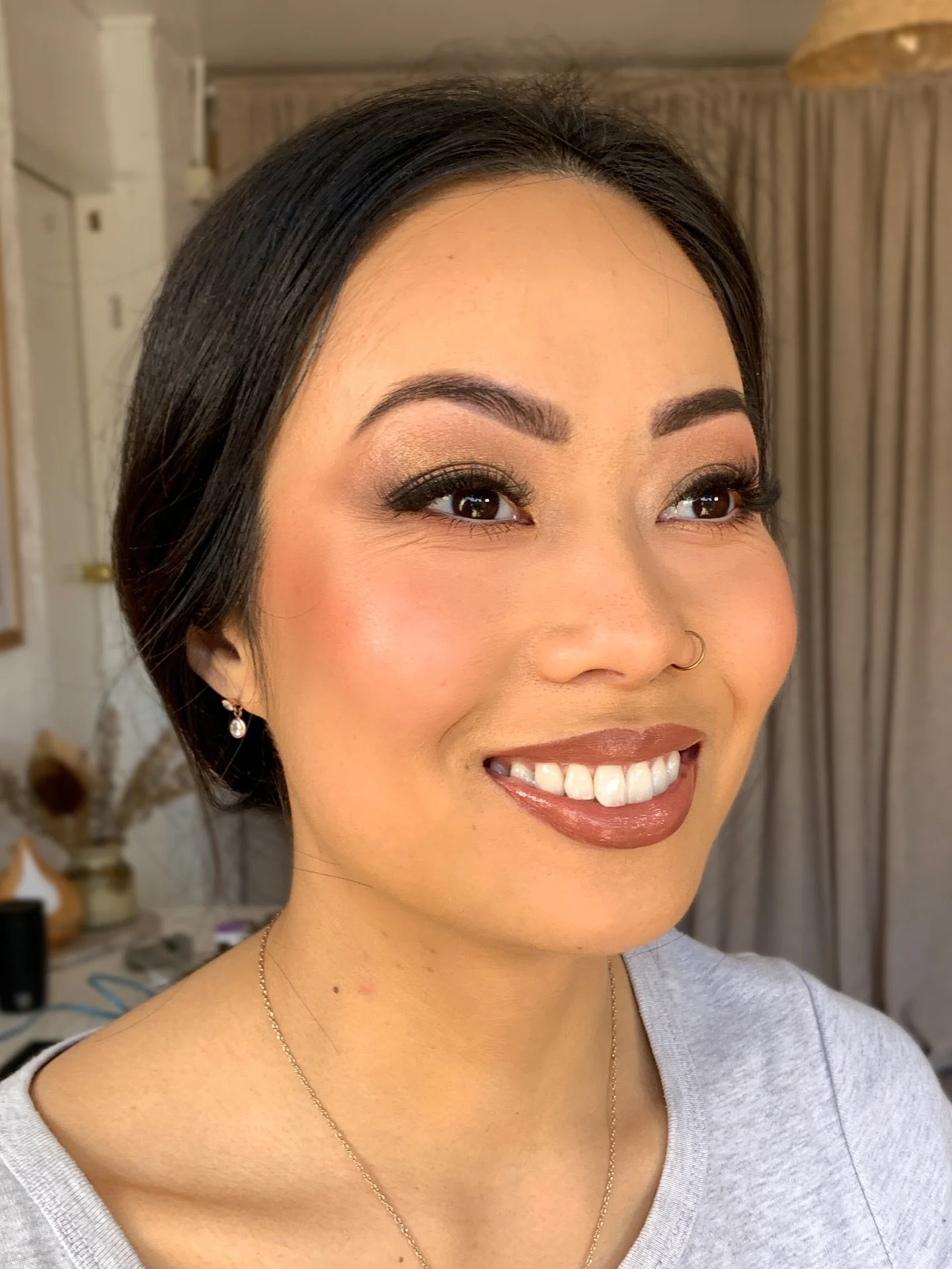 I&rsquo;ve done Miranda&rsquo;s makeup so many times, but this was our first time going for a more &lsquo;normal&rsquo; (aka: non-festival) look &mdash; and I love it just as much as our pink eyeshadow and gemstone vibes.
.
 
#jaynellelording_makeup 