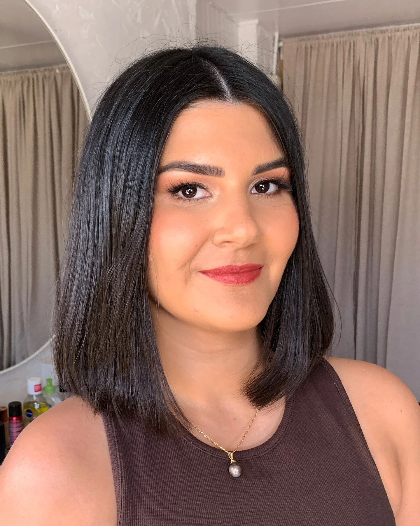 Yesterdays lovely client. 🔥🔥
.
Key products:
@armanibeauty #luminoussilkfoundation &amp; @faceatelier ultra pro foundation
@charlottetilbury #FlawlessFilter
@itcosmeticsau #ByeByeUndereye 
@cinemasecretspro ultimate foundation to conceal
@meccamax 