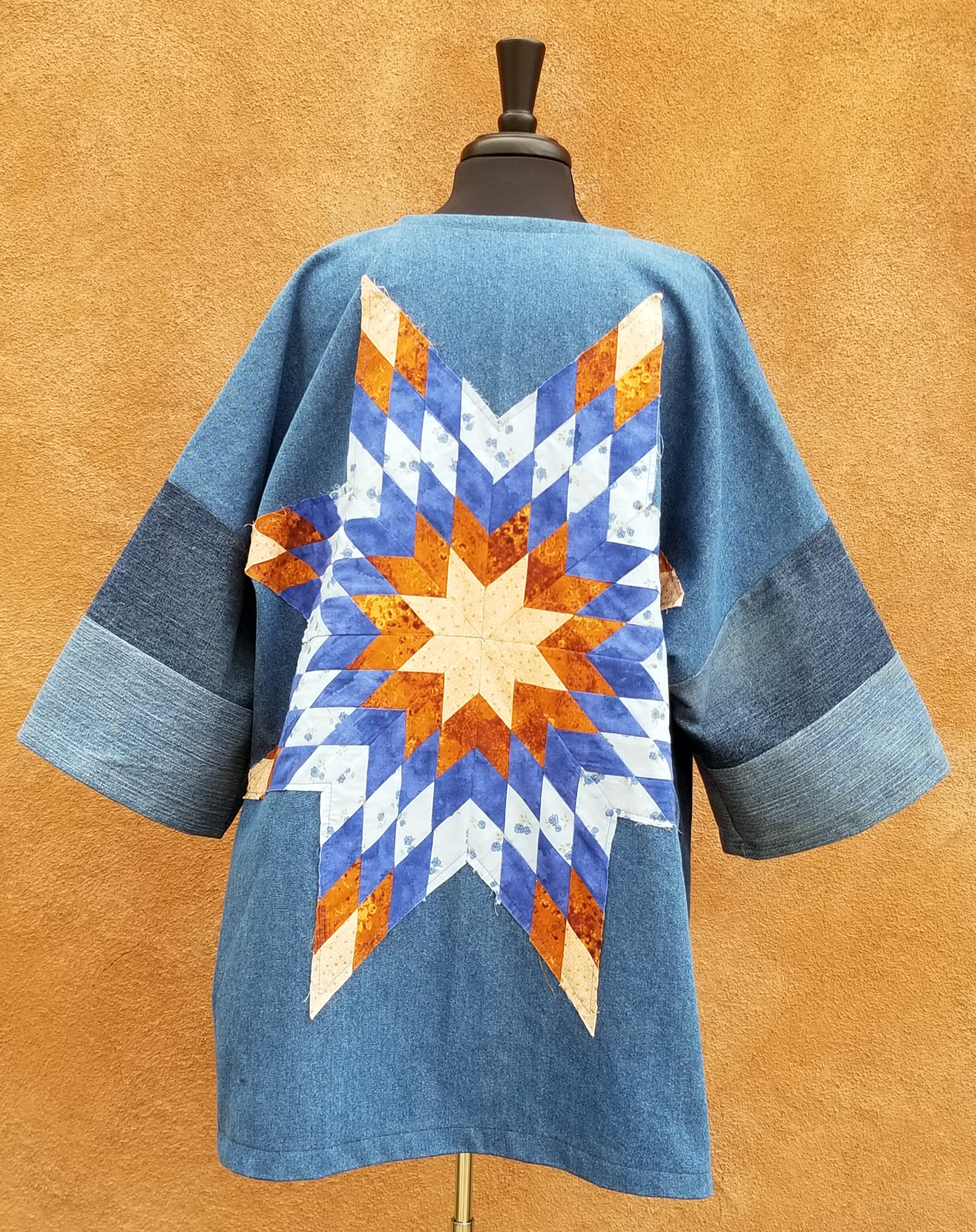 Rust and Blue Star Jacket