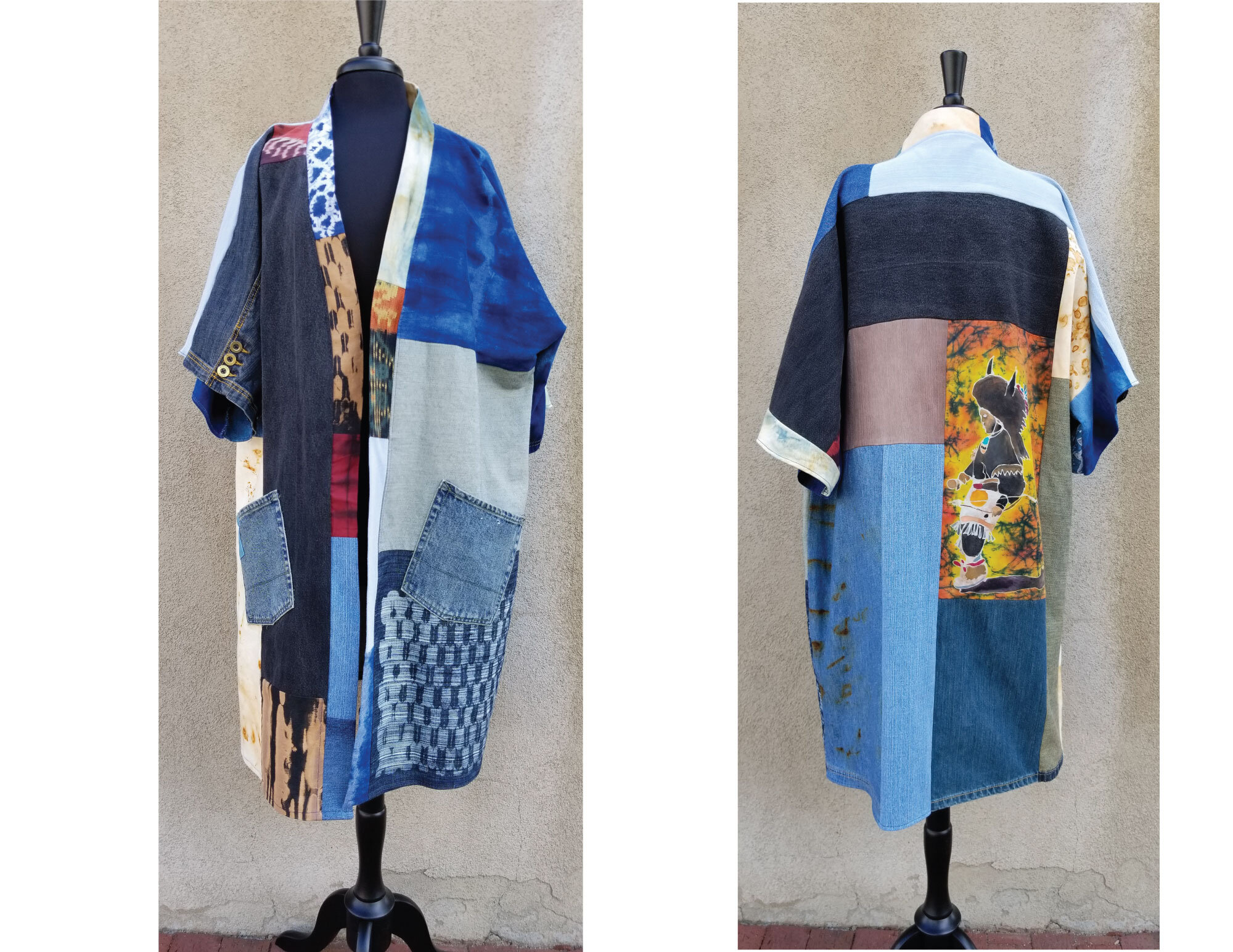 Buffalo Dancer Collage Coat 