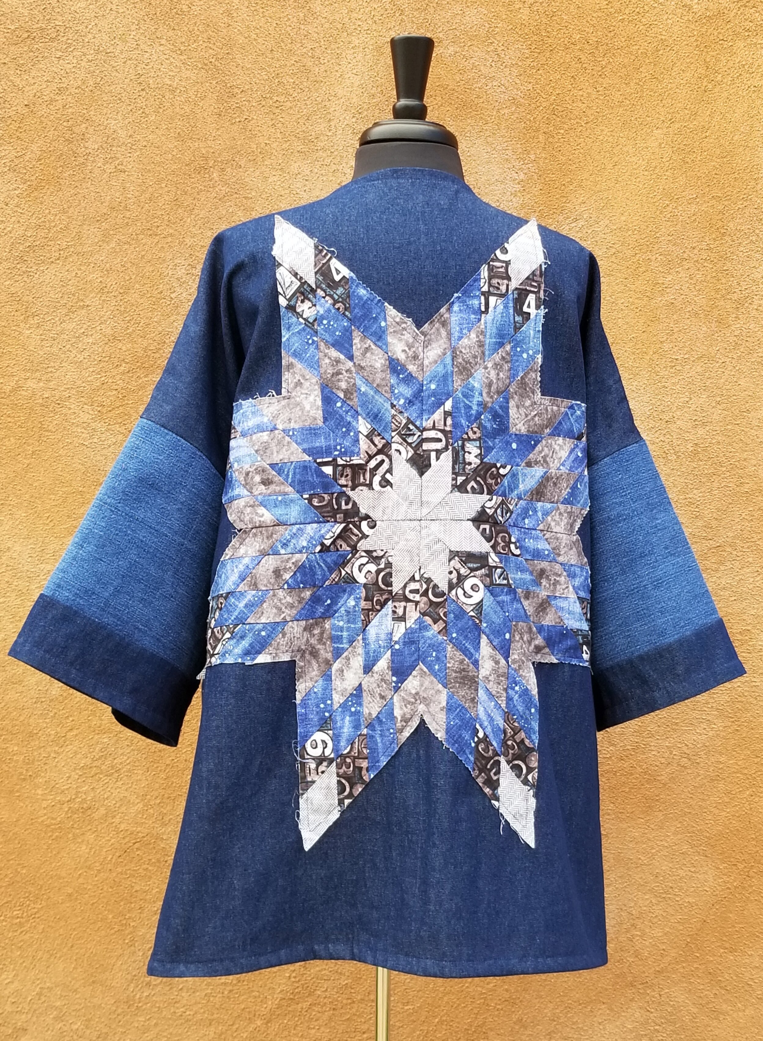 Blue &amp; Gray Star Coat