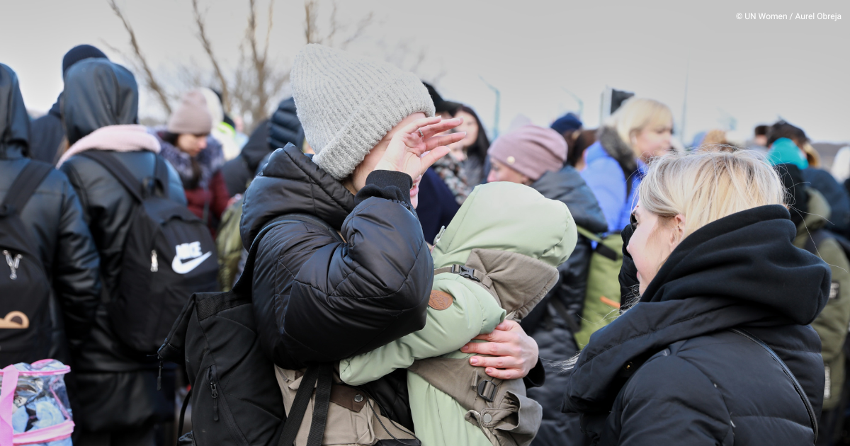 ONU Femmes fournit une aide humanitaire à ceux qui en ont le plus besoin en Ukraine