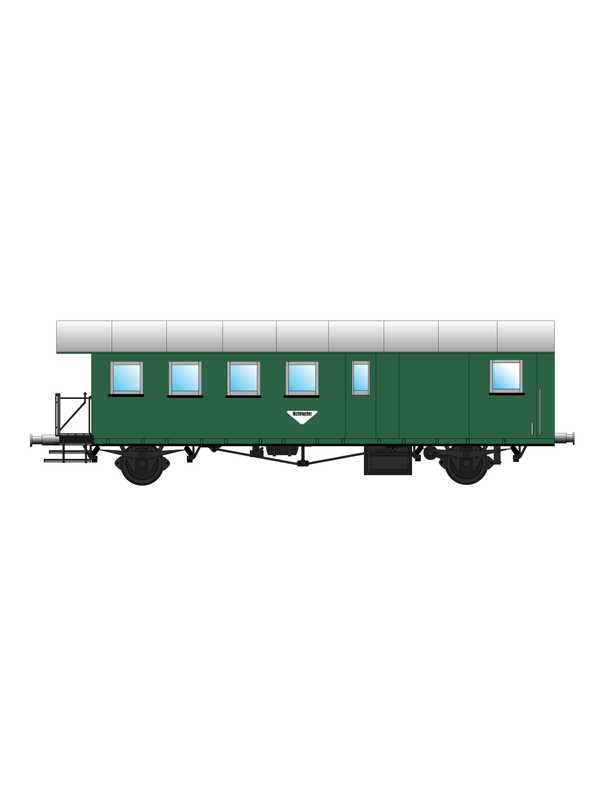 Spur 1 Austria Spantenwagen BDi 47 mit Ganzfenster (60105)