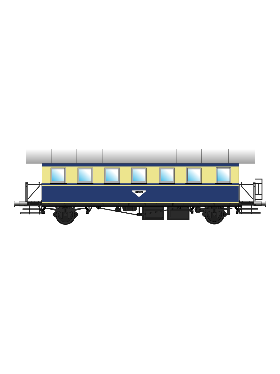 Spur 1 Austria Spantenwagen Bi 39 mit Ganzfenster (60107)