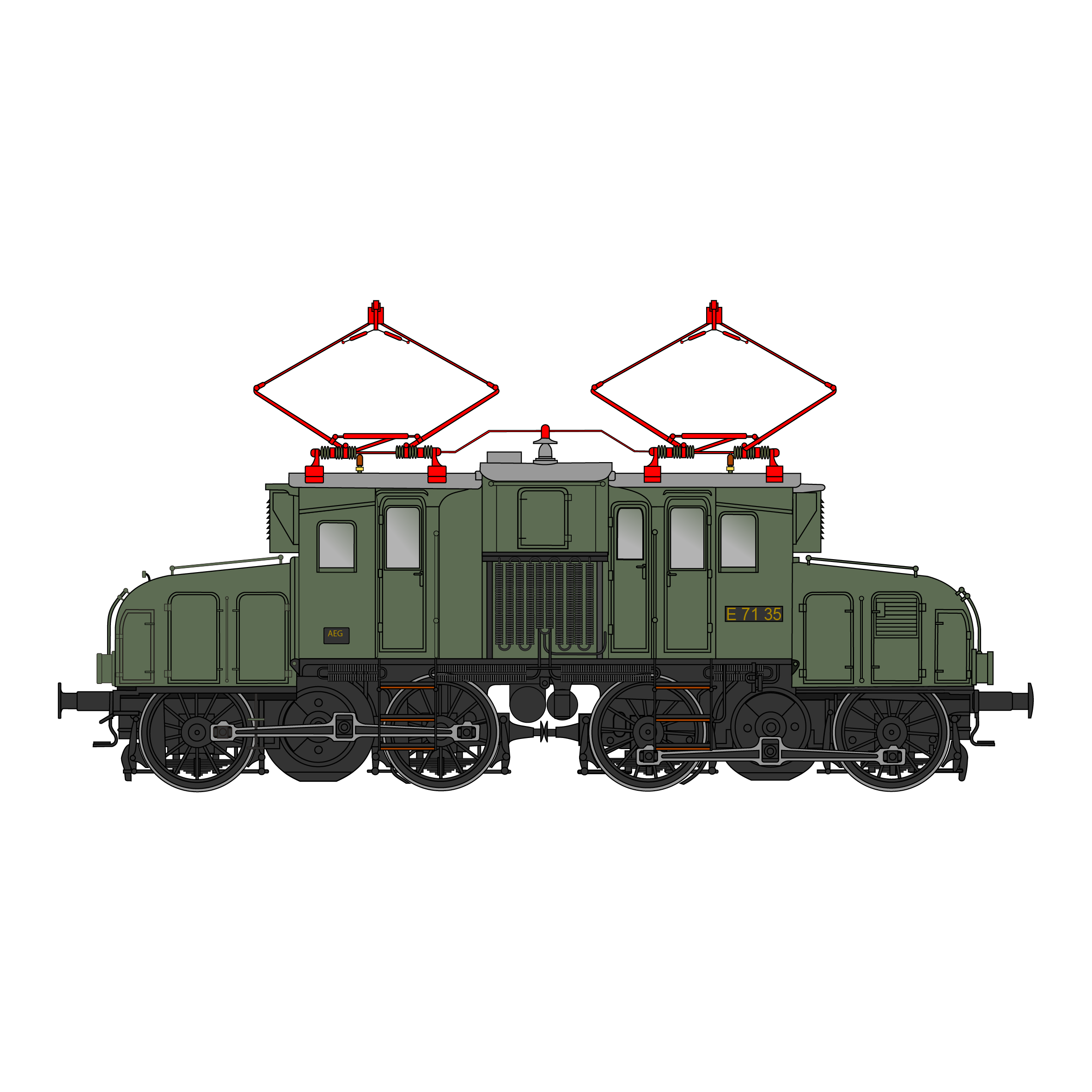 Spur 1 Austria Reihe E71 35 (30403)