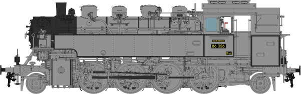 Spur 1 Austria Br 86 026 - 10801