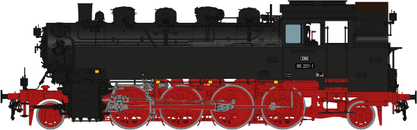 Spur 1 Austria Br 86 201-1 - 10806
