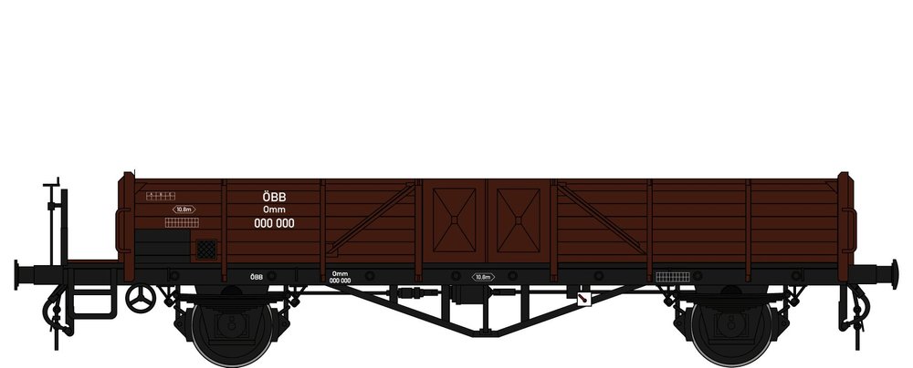 Güterwagen type Ommr 32 LINZ (-6285)  Trains