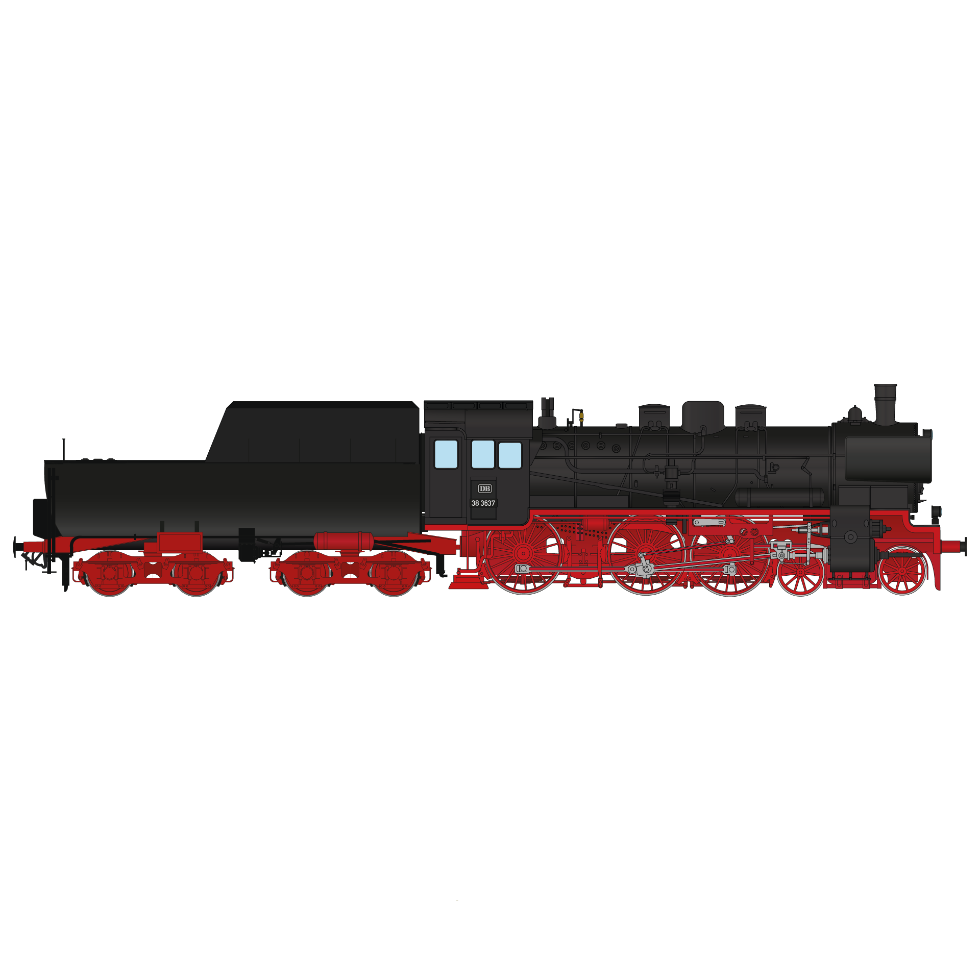Spur 1 Austria DB 38 3637 (11907)