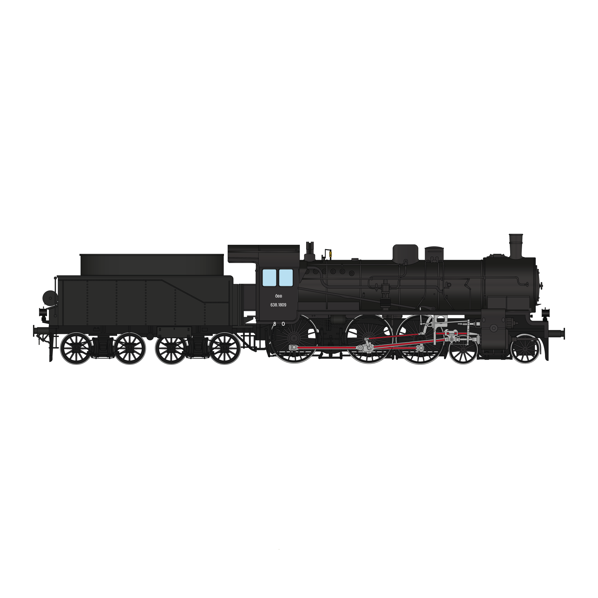 Spur 1 Austria ÖBB 638.1809 (11927)