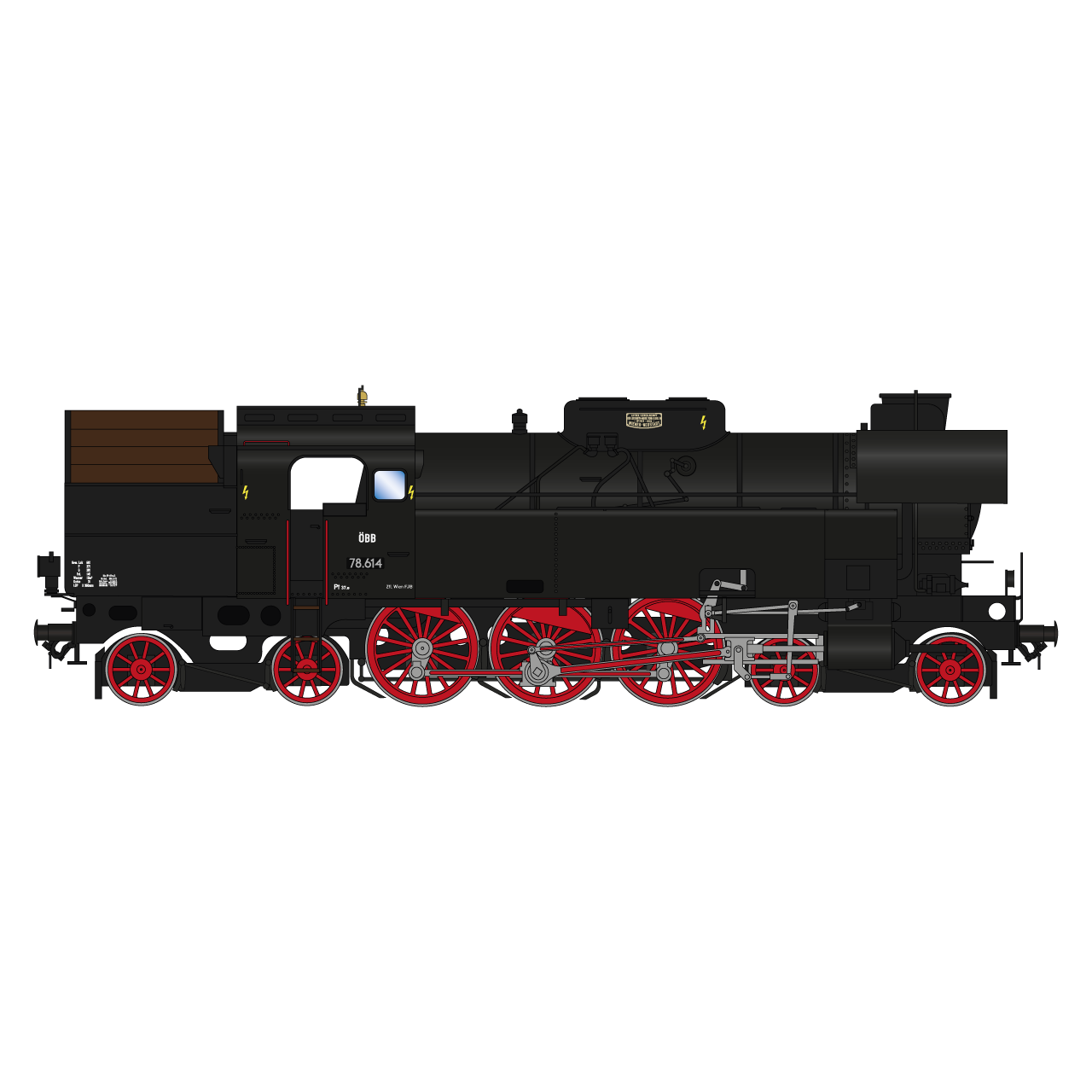 Spur 1 Austria ÖBB 78.614 (11705)