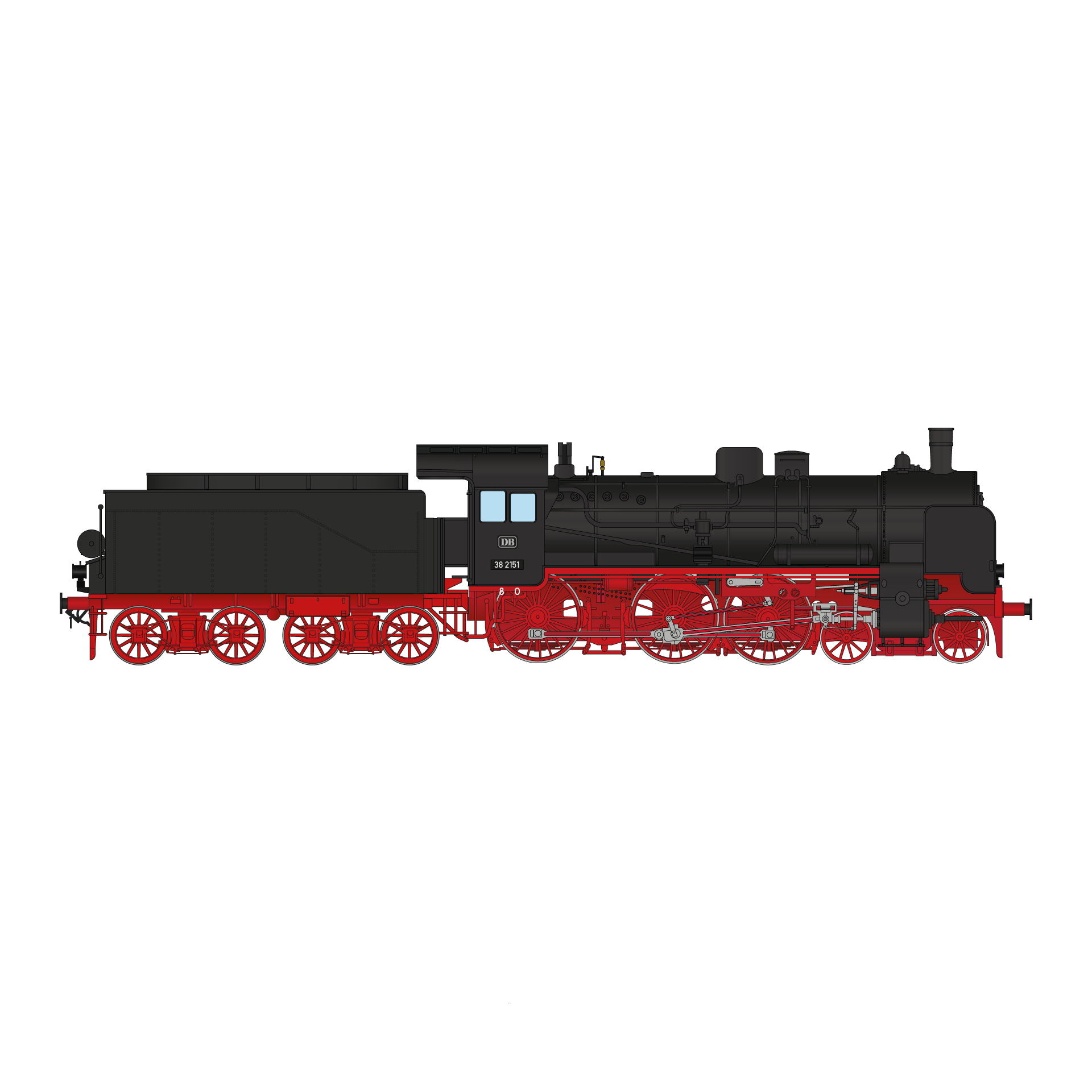 Spur 1 Austria DB 38 2151 (11906)