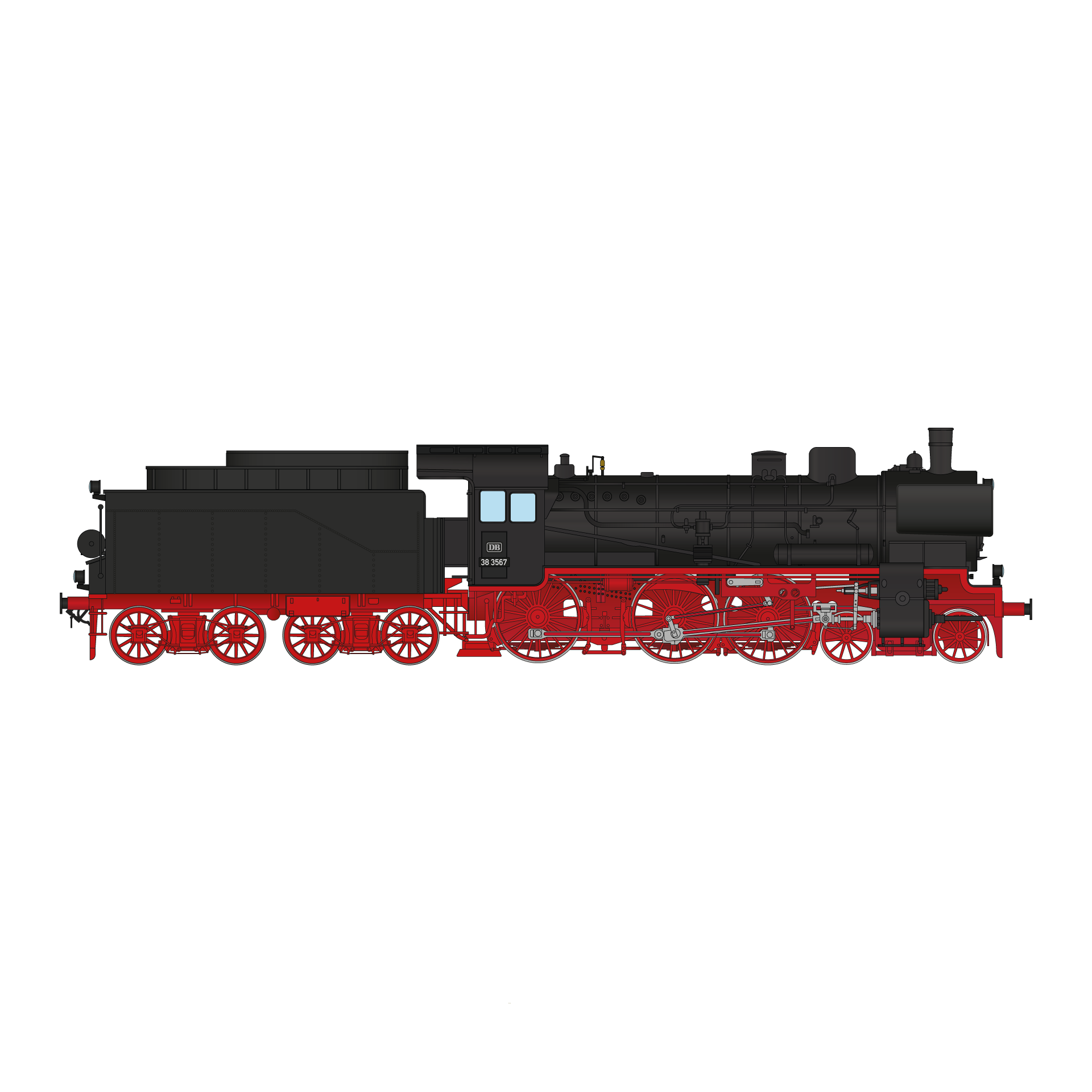 Spur 1 Austria DB 38 3567 (11912)