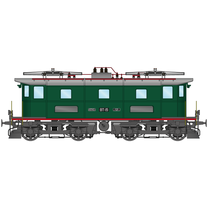 Spur 1 Austria Be 4/4 DVZO BT-15 (31408)