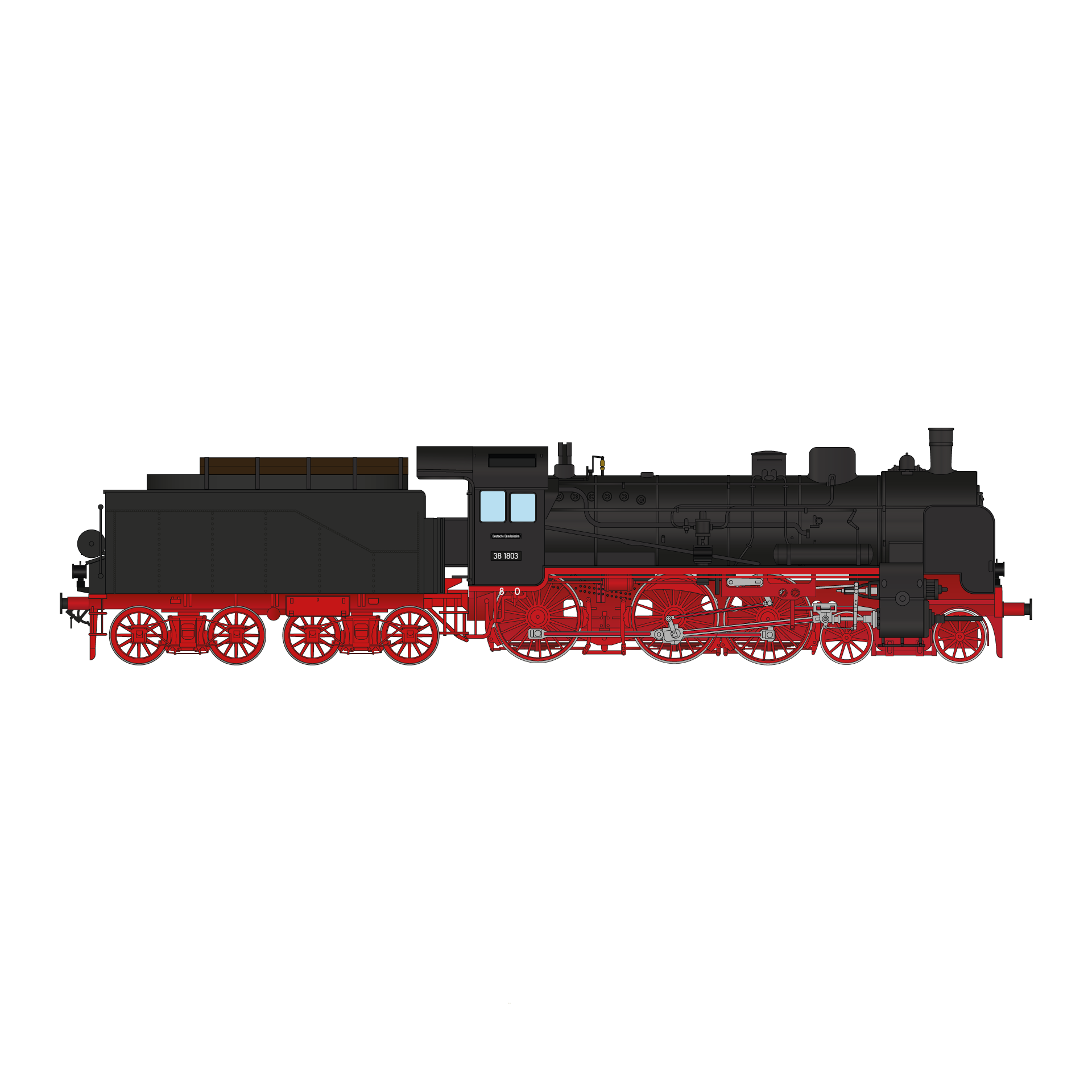 Spur 1 Austria DB 38 1803 (11911)