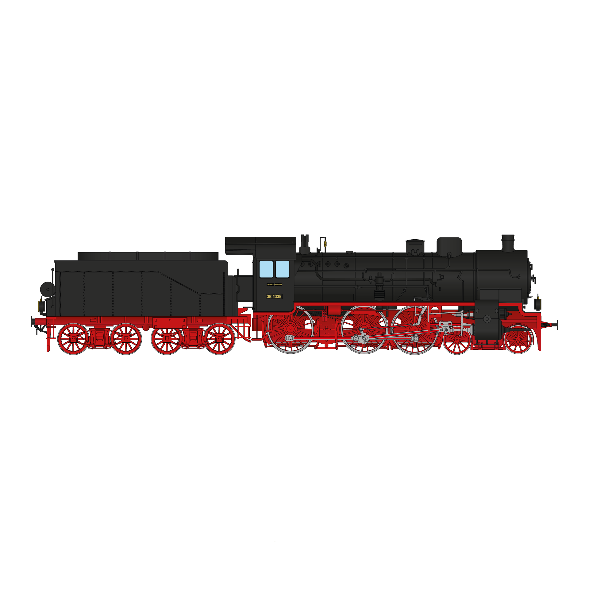 Spur 1 Austria DRG 38 1335 (11903)